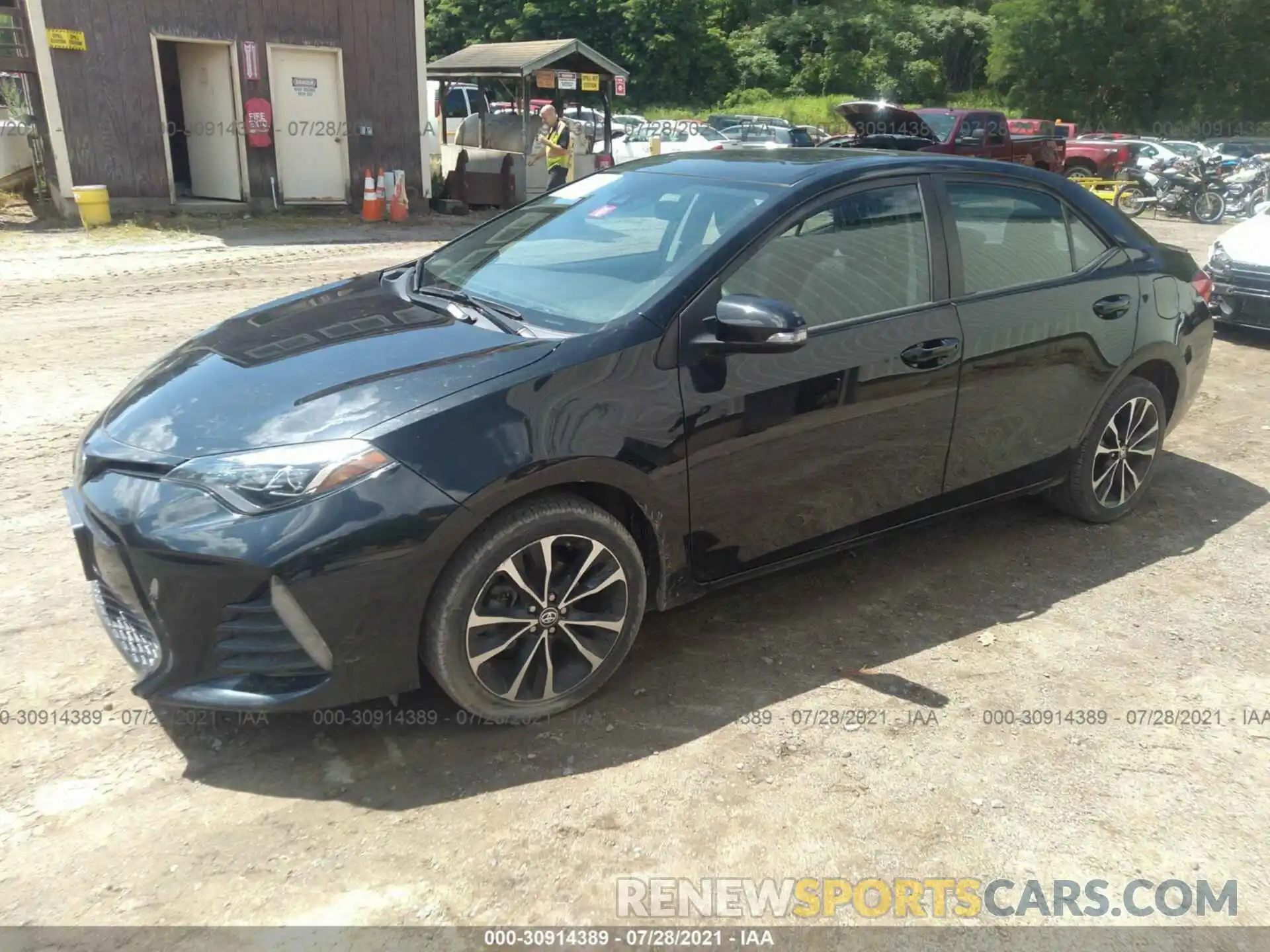 2 Photograph of a damaged car 2T1BURHE0KC165749 TOYOTA COROLLA 2019