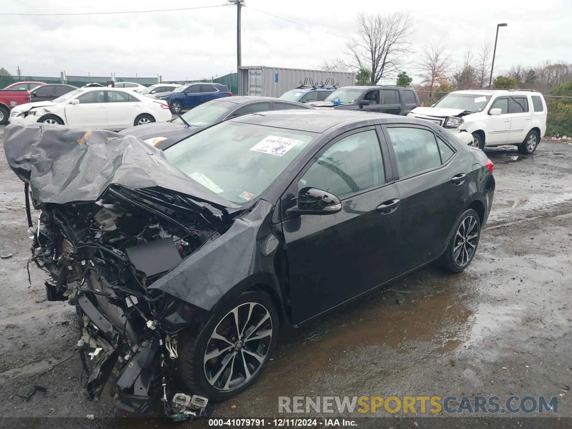 2 Photograph of a damaged car 2T1BURHE0KC169266 TOYOTA COROLLA 2019