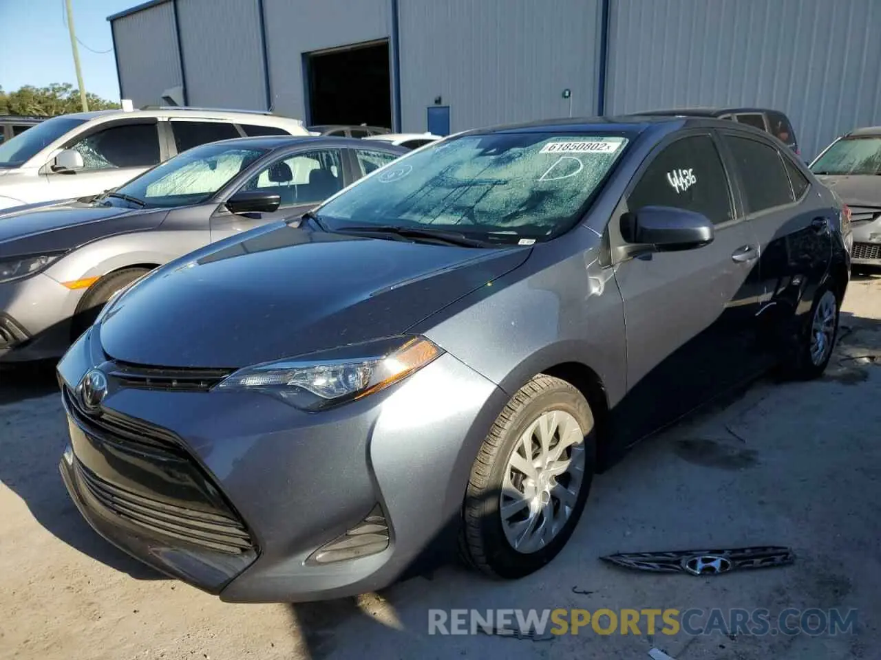2 Photograph of a damaged car 2T1BURHE0KC172751 TOYOTA COROLLA 2019