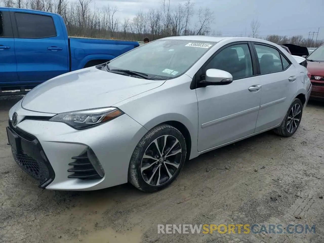 1 Photograph of a damaged car 2T1BURHE0KC175116 TOYOTA COROLLA 2019