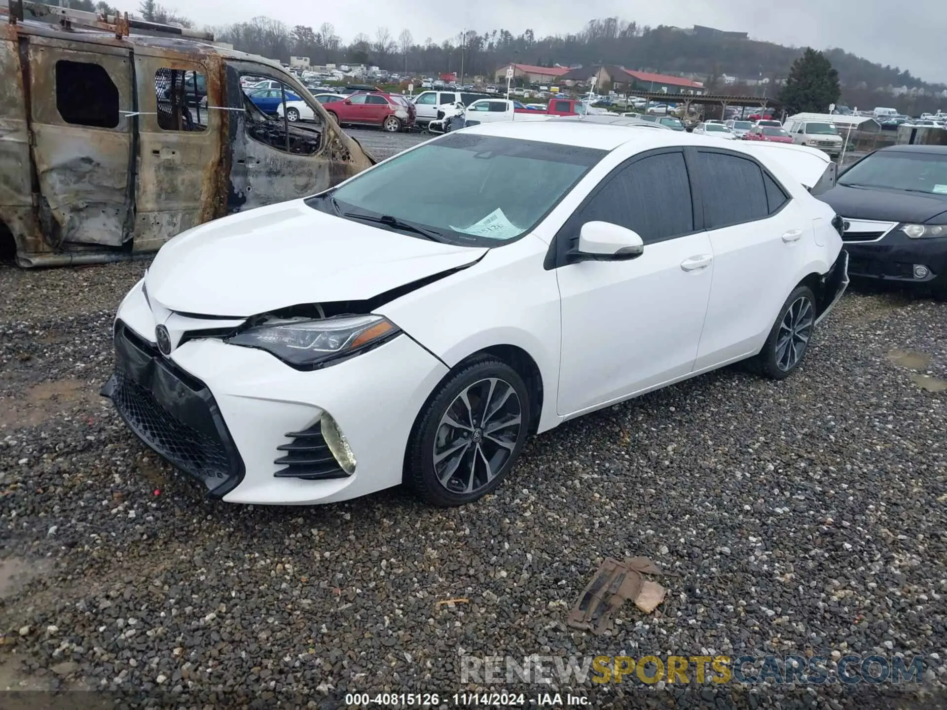 2 Photograph of a damaged car 2T1BURHE0KC178372 TOYOTA COROLLA 2019