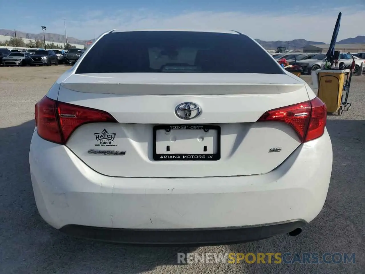 6 Photograph of a damaged car 2T1BURHE0KC180350 TOYOTA COROLLA 2019