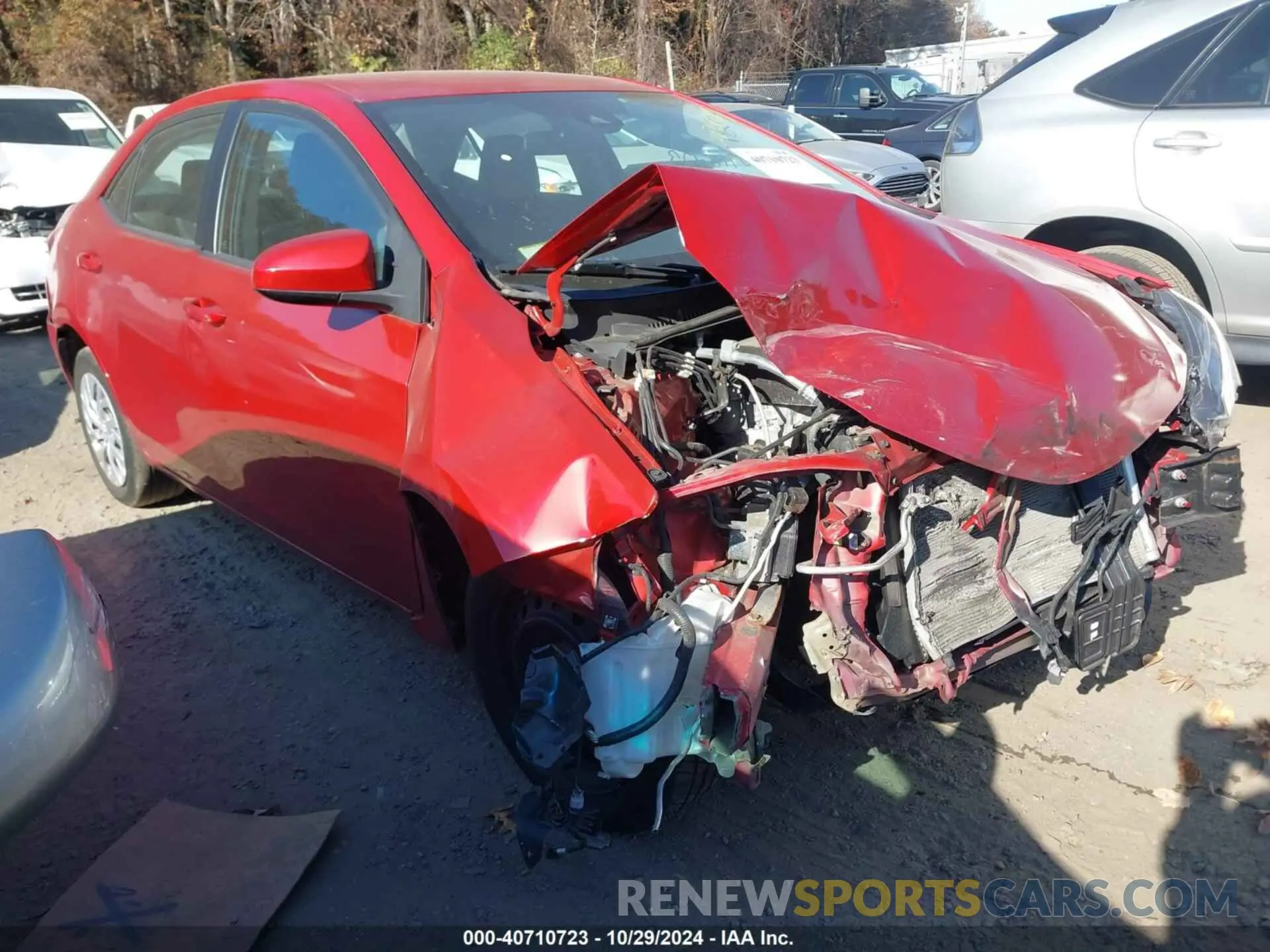 1 Photograph of a damaged car 2T1BURHE0KC181207 TOYOTA COROLLA 2019