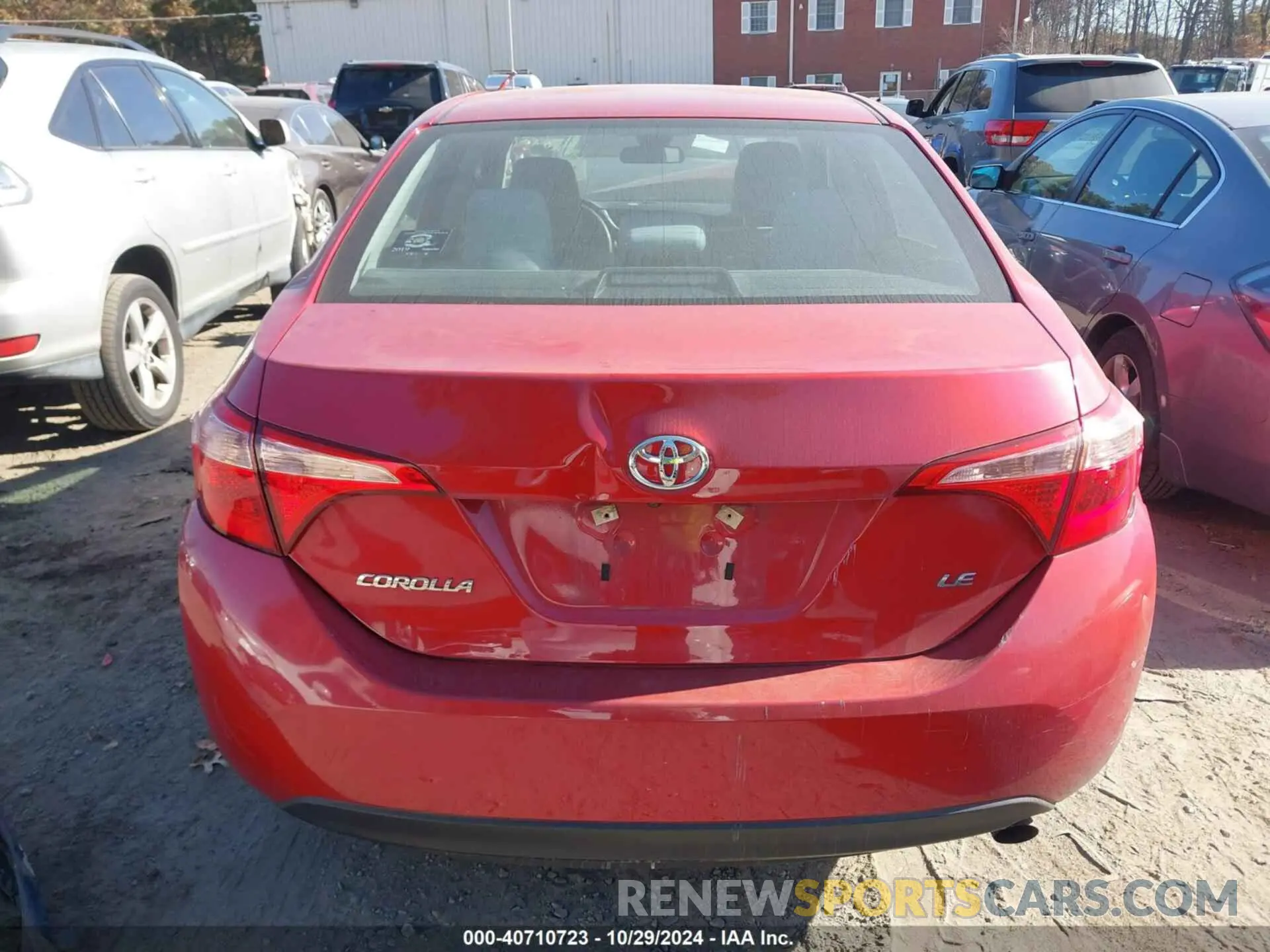 16 Photograph of a damaged car 2T1BURHE0KC181207 TOYOTA COROLLA 2019
