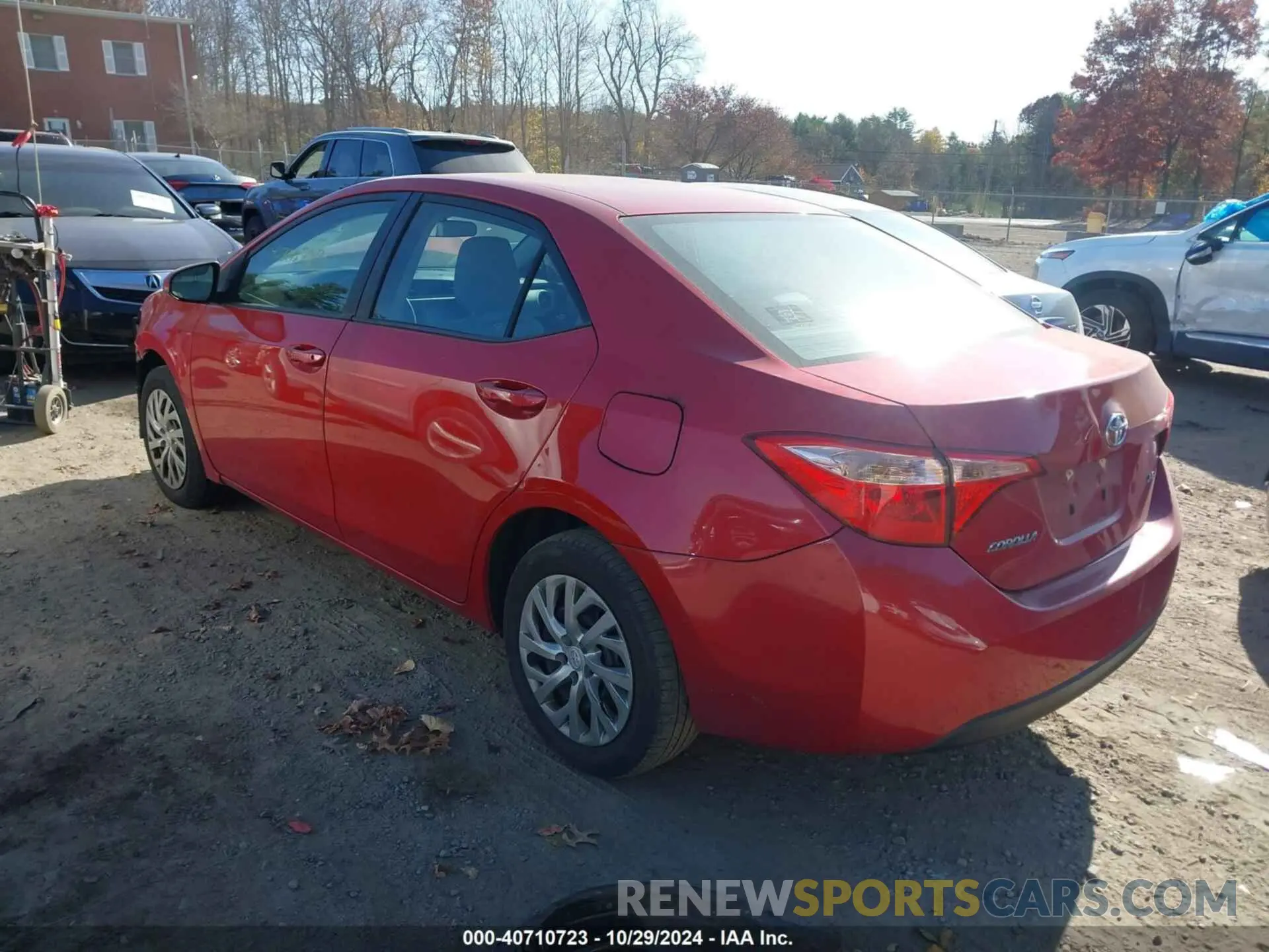 3 Photograph of a damaged car 2T1BURHE0KC181207 TOYOTA COROLLA 2019