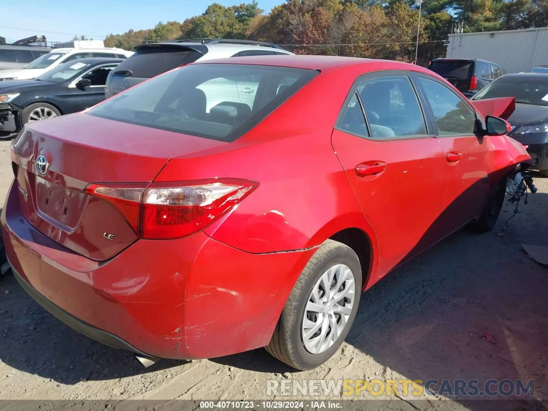 4 Photograph of a damaged car 2T1BURHE0KC181207 TOYOTA COROLLA 2019