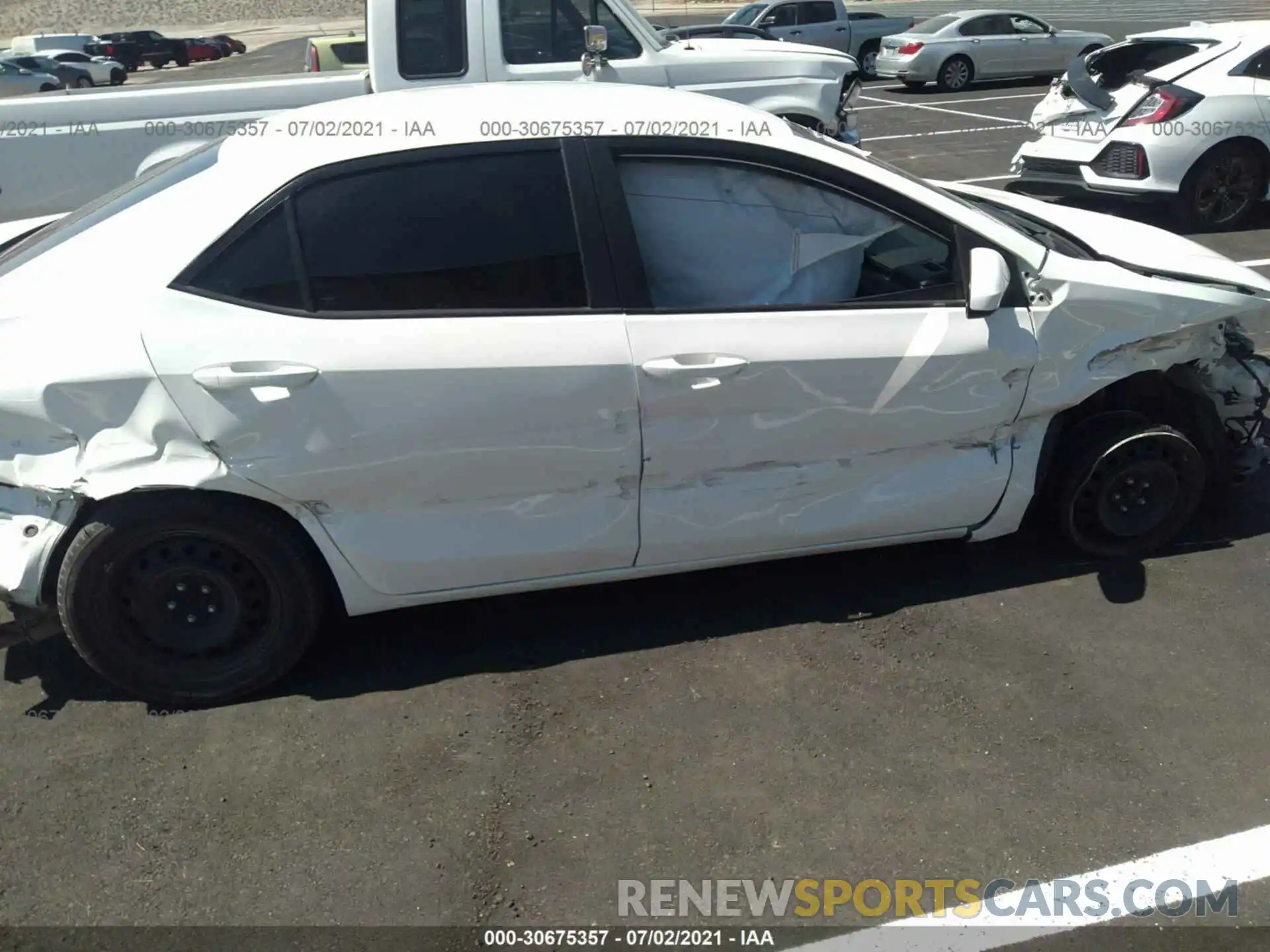 6 Photograph of a damaged car 2T1BURHE0KC183149 TOYOTA COROLLA 2019