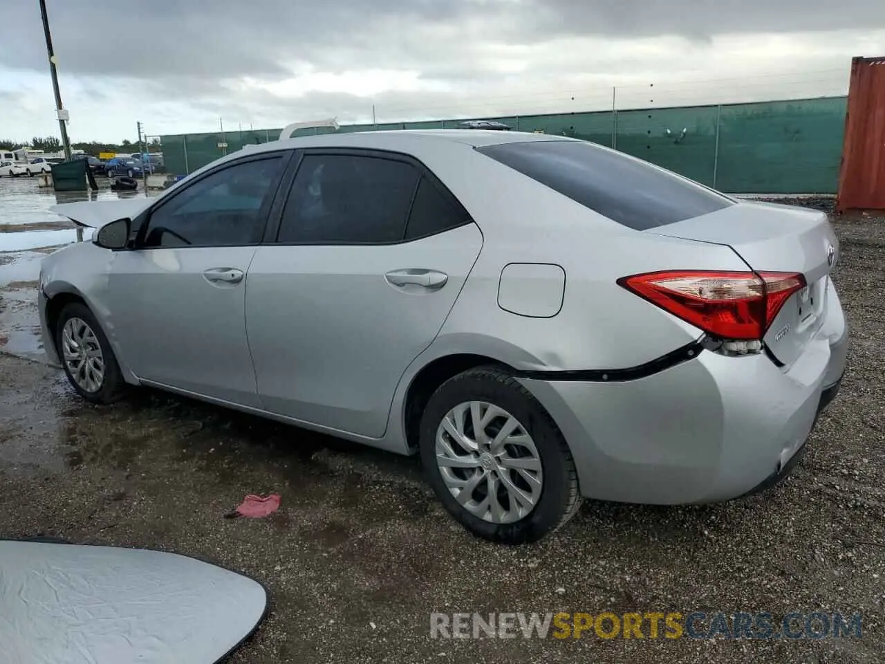 2 Photograph of a damaged car 2T1BURHE0KC185936 TOYOTA COROLLA 2019