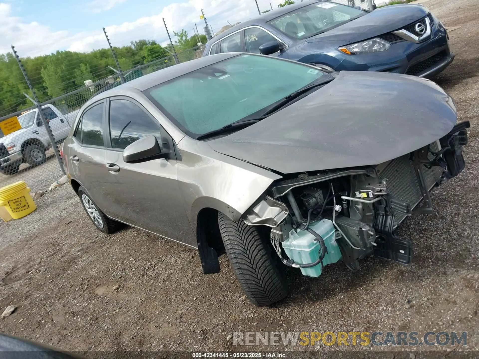 1 Photograph of a damaged car 2T1BURHE0KC189520 TOYOTA COROLLA 2019