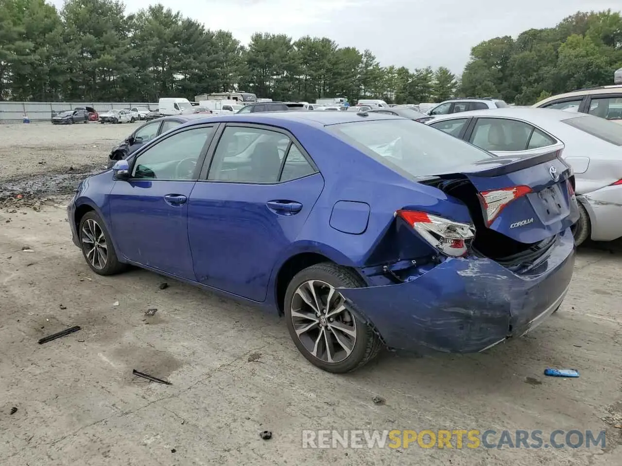 2 Photograph of a damaged car 2T1BURHE0KC191784 TOYOTA COROLLA 2019