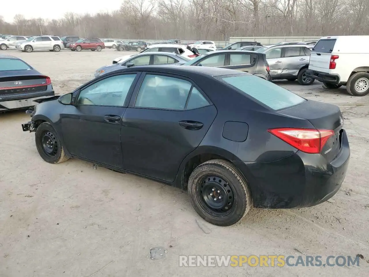 2 Photograph of a damaged car 2T1BURHE0KC192773 TOYOTA COROLLA 2019