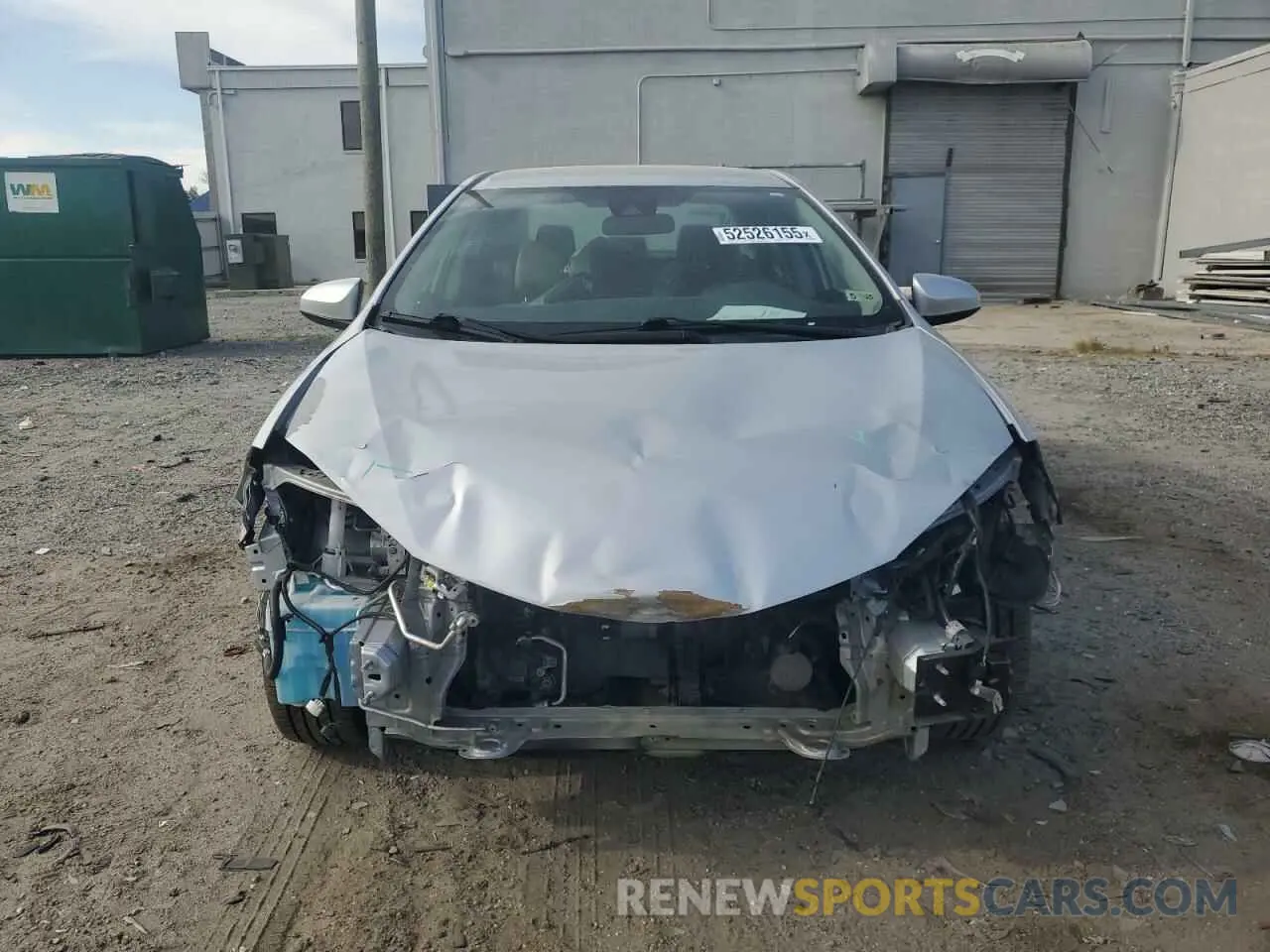 5 Photograph of a damaged car 2T1BURHE0KC193647 TOYOTA COROLLA 2019