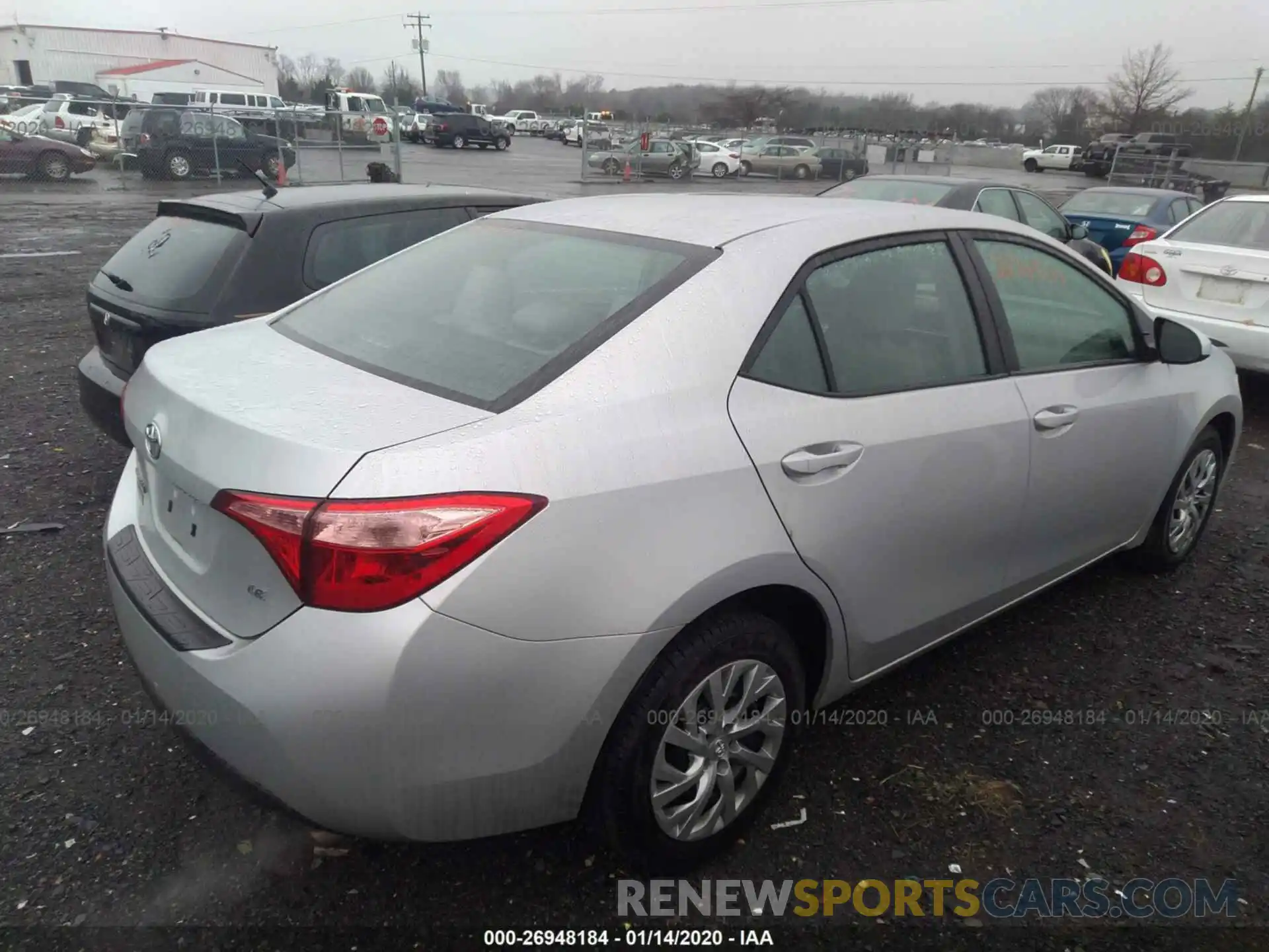 4 Photograph of a damaged car 2T1BURHE0KC204582 TOYOTA COROLLA 2019