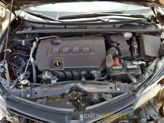 7 Photograph of a damaged car 2T1BURHE0KC206252 TOYOTA COROLLA 2019