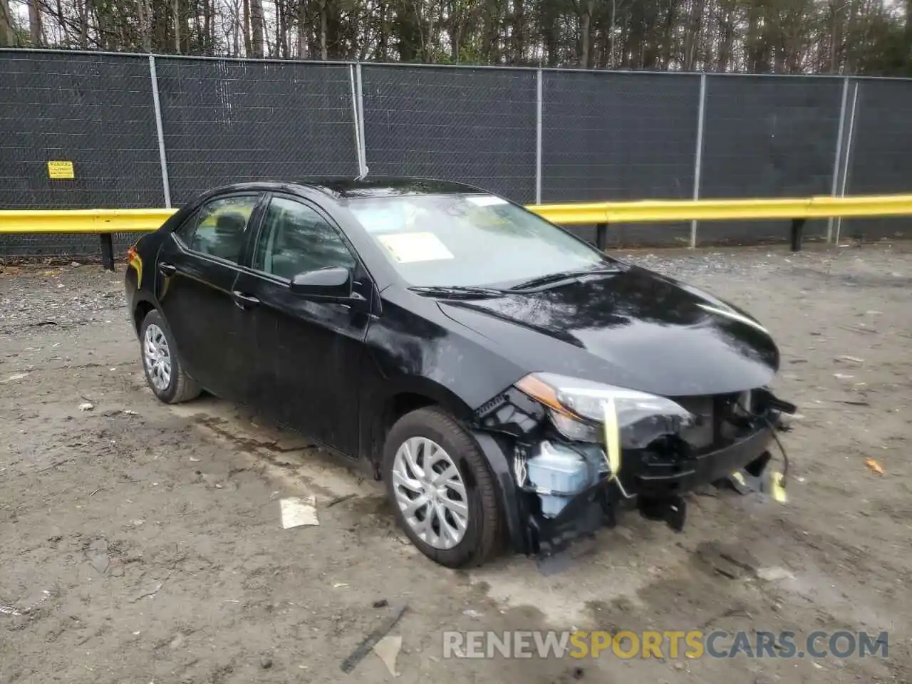 1 Photograph of a damaged car 2T1BURHE0KC206851 TOYOTA COROLLA 2019