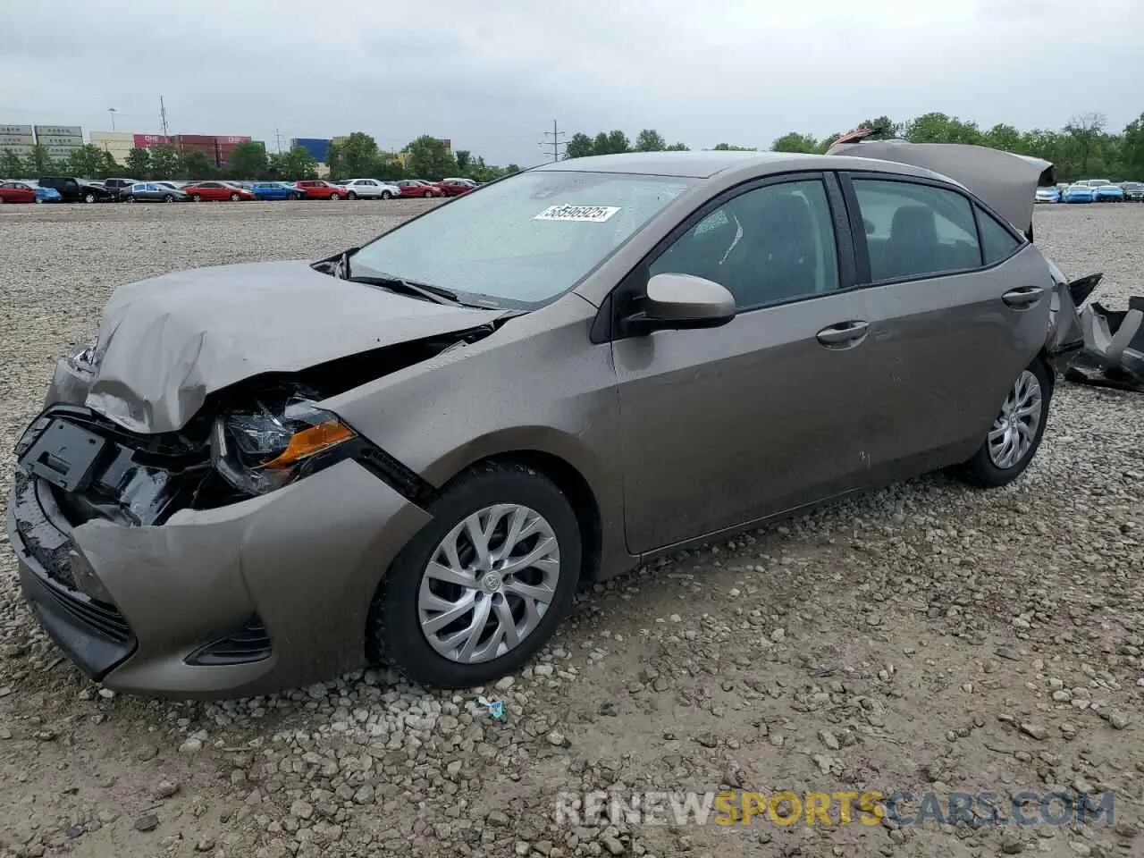 1 Photograph of a damaged car 2T1BURHE0KC210947 TOYOTA COROLLA 2019