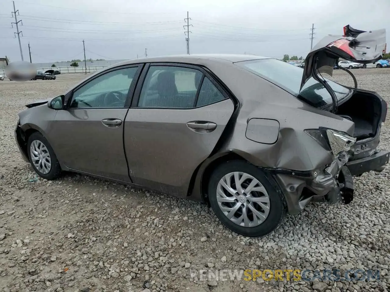 2 Photograph of a damaged car 2T1BURHE0KC210947 TOYOTA COROLLA 2019