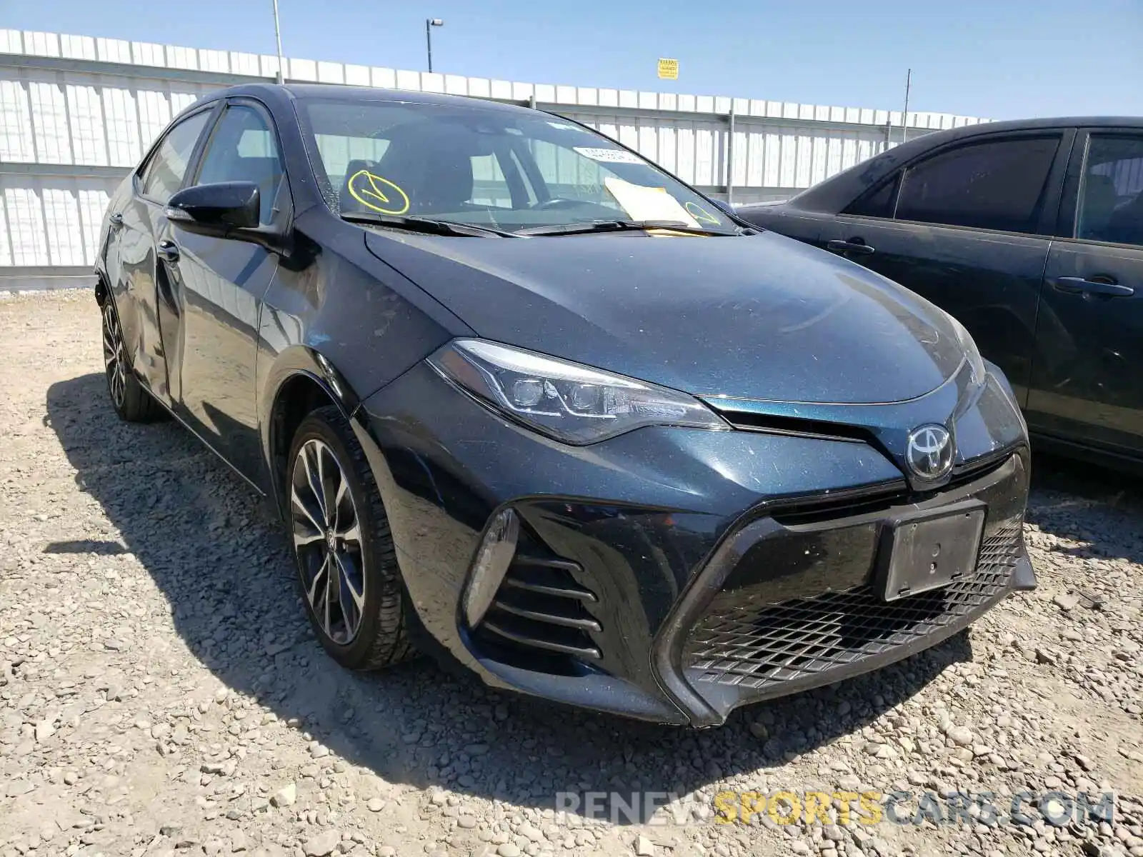 1 Photograph of a damaged car 2T1BURHE0KC212228 TOYOTA COROLLA 2019