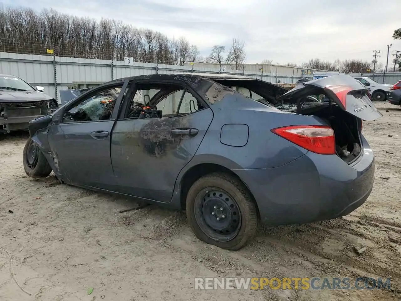2 Photograph of a damaged car 2T1BURHE0KC212889 TOYOTA COROLLA 2019