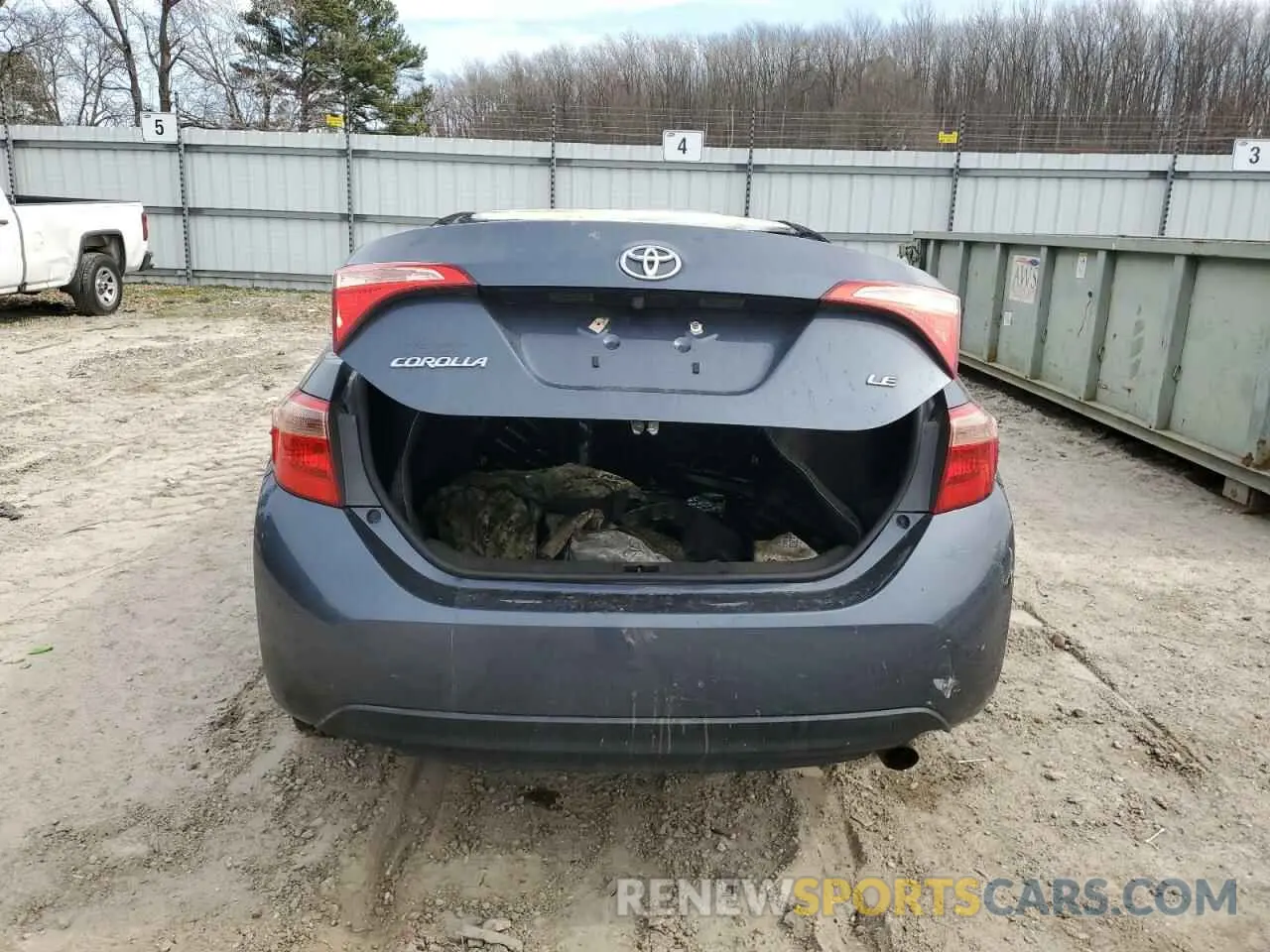 6 Photograph of a damaged car 2T1BURHE0KC212889 TOYOTA COROLLA 2019