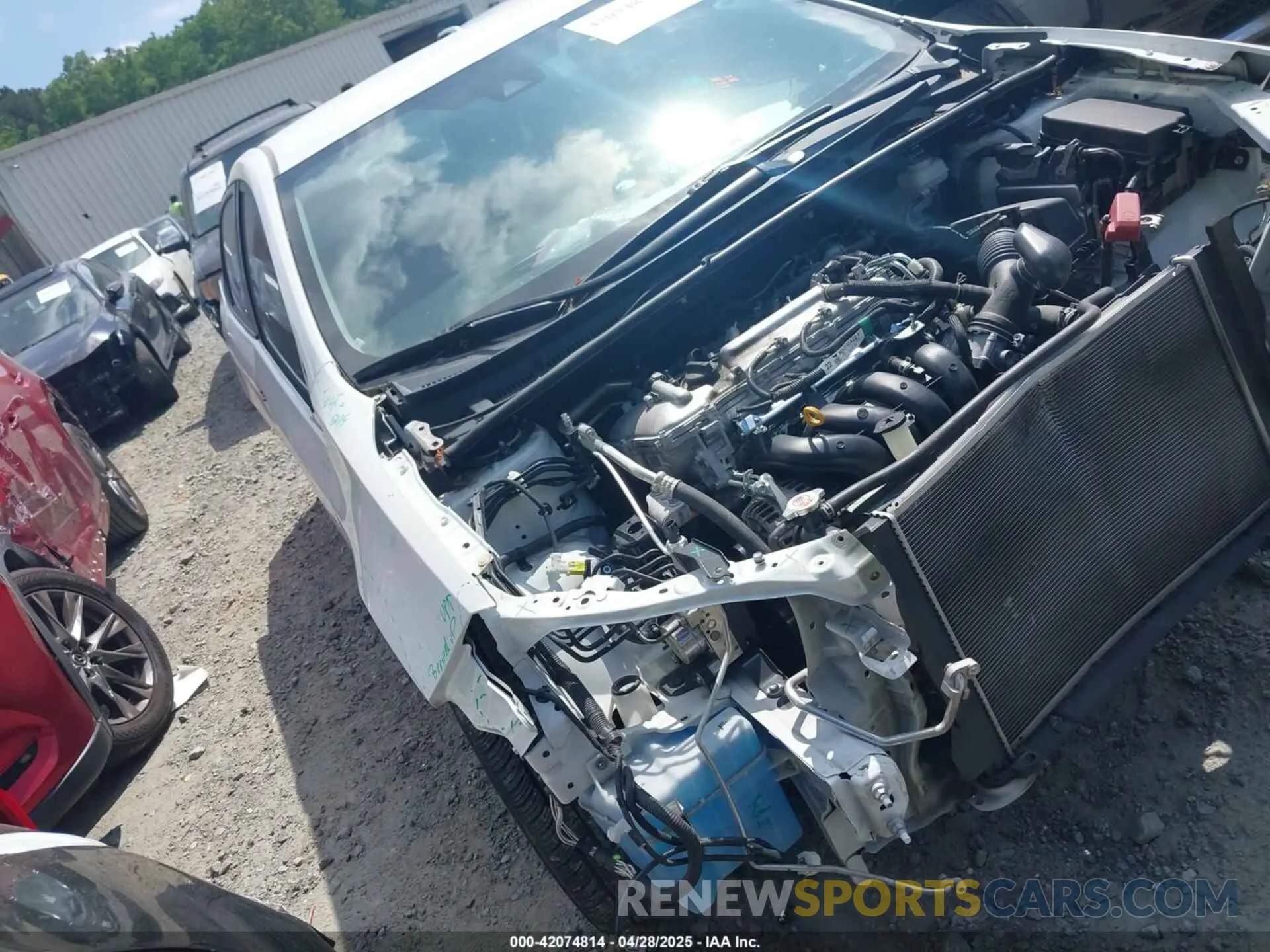 1 Photograph of a damaged car 2T1BURHE0KC213606 TOYOTA COROLLA 2019