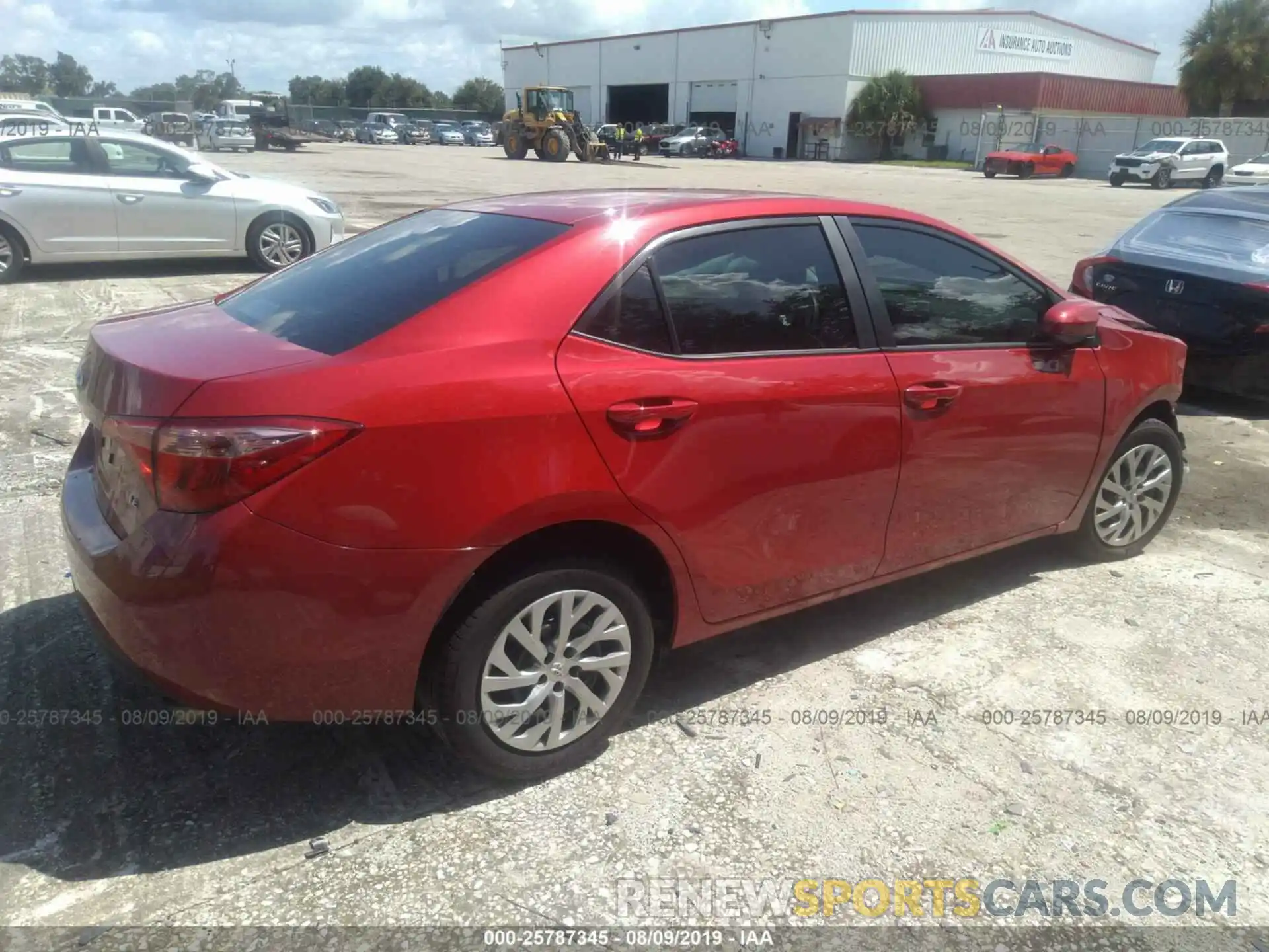 4 Photograph of a damaged car 2T1BURHE0KC213637 TOYOTA COROLLA 2019