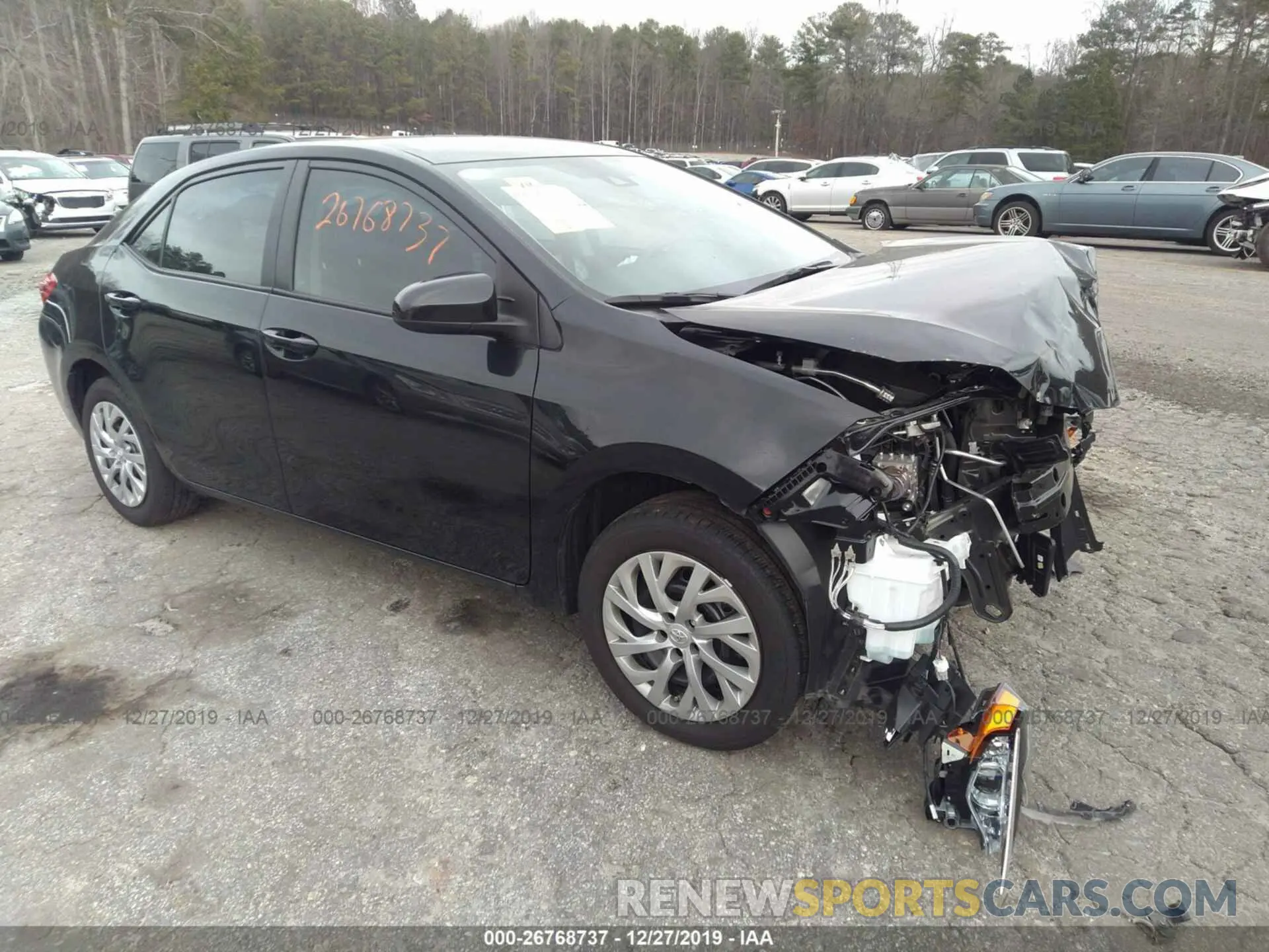 1 Photograph of a damaged car 2T1BURHE0KC219339 TOYOTA COROLLA 2019