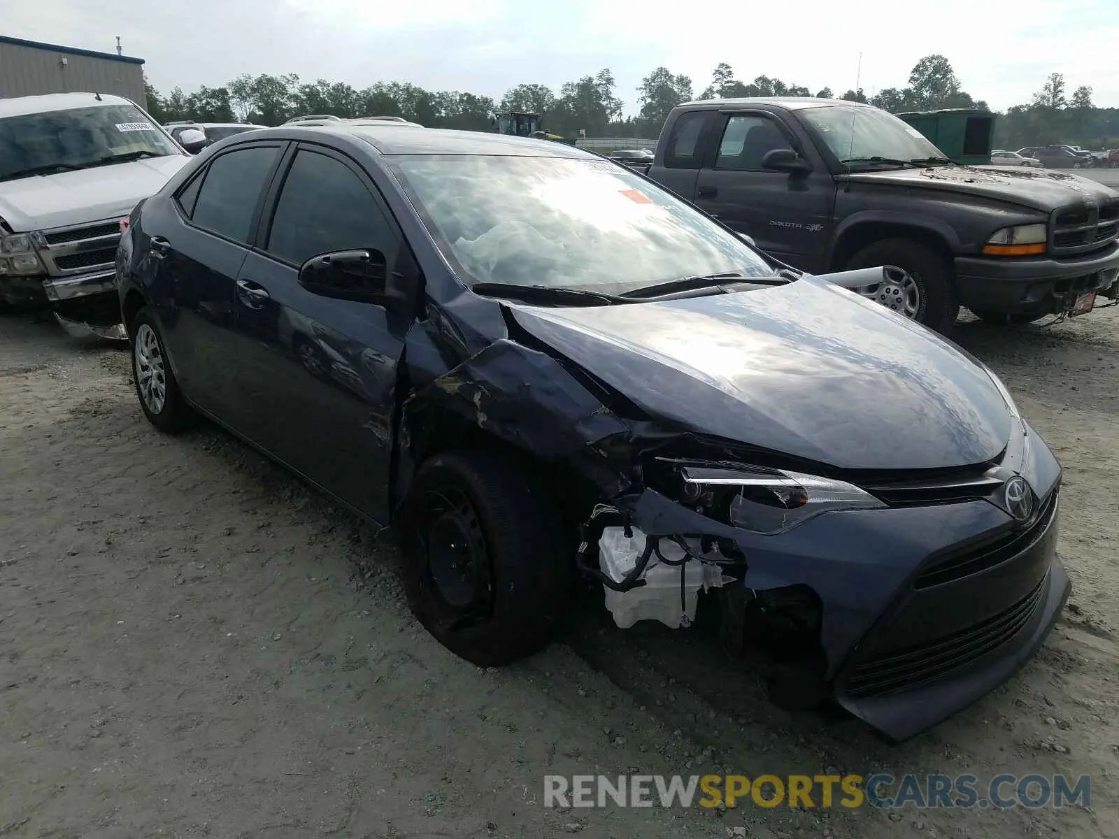 1 Photograph of a damaged car 2T1BURHE0KC221530 TOYOTA COROLLA 2019