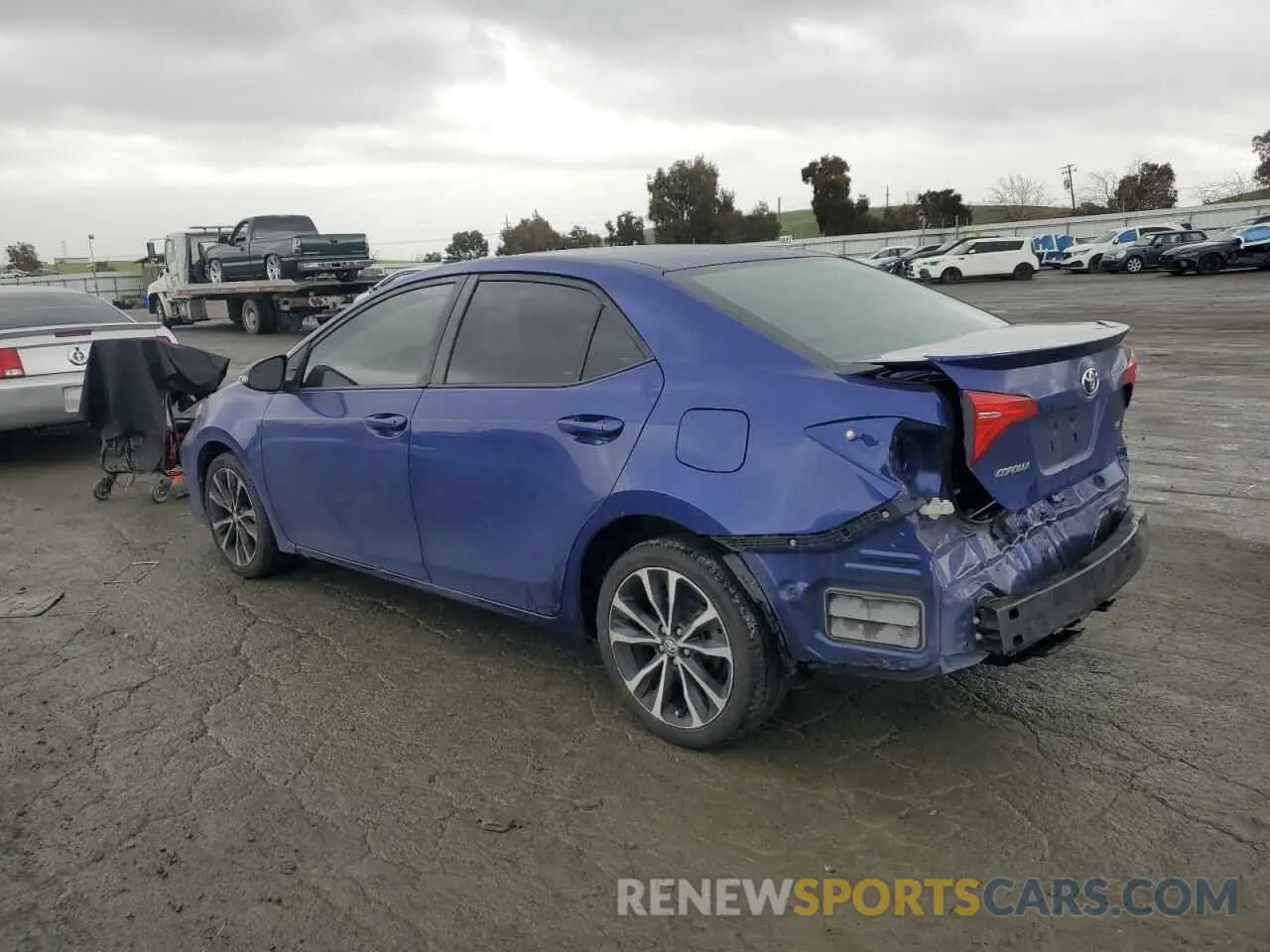 2 Photograph of a damaged car 2T1BURHE0KC227389 TOYOTA COROLLA 2019