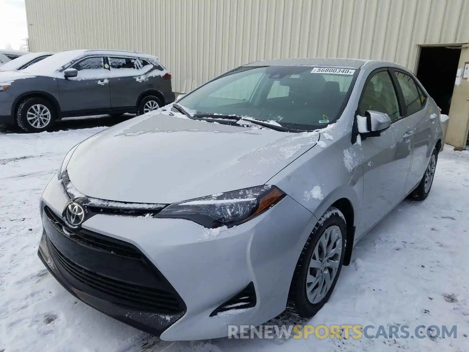 2 Photograph of a damaged car 2T1BURHE0KC227814 TOYOTA COROLLA 2019