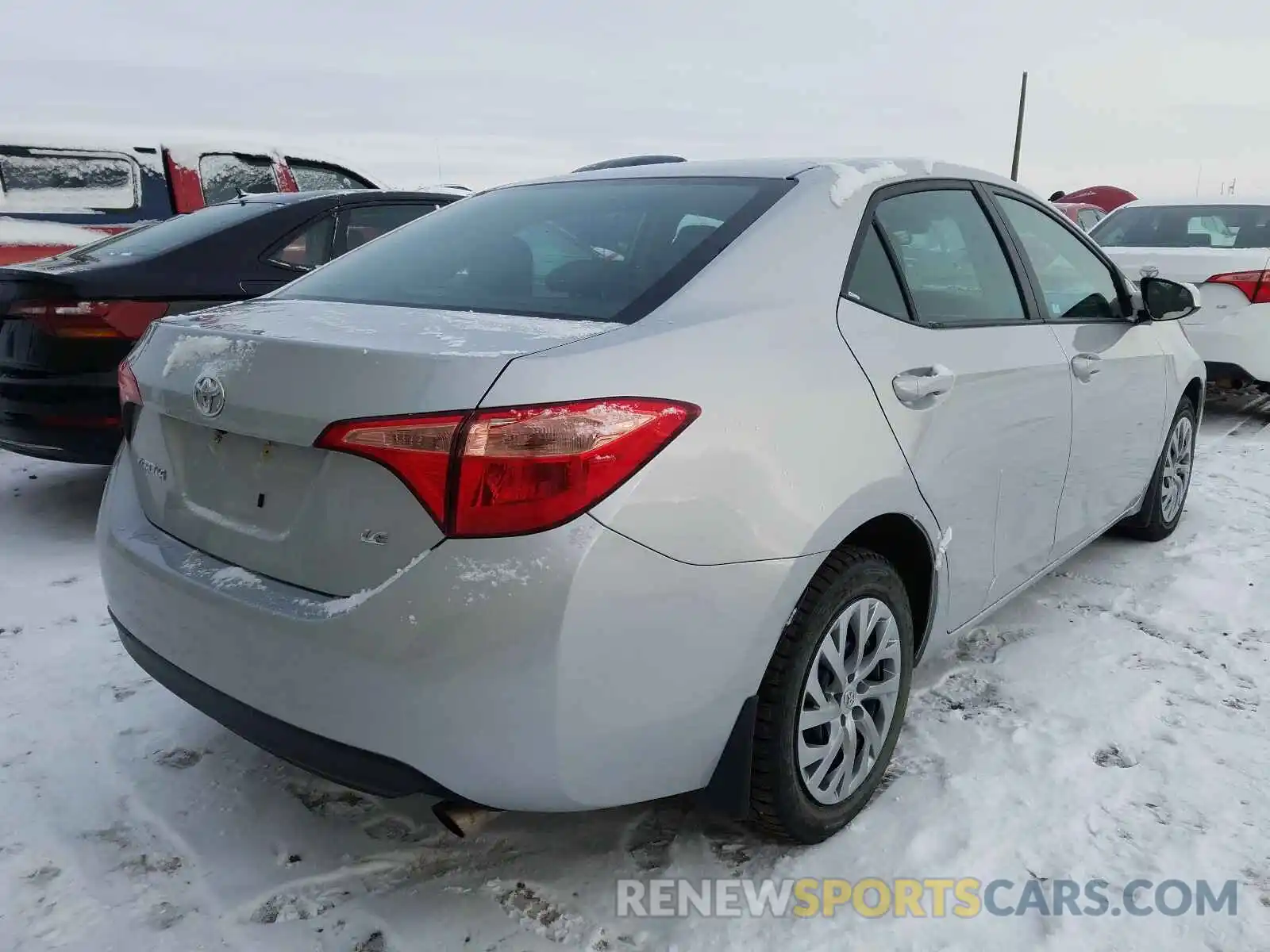 4 Photograph of a damaged car 2T1BURHE0KC227814 TOYOTA COROLLA 2019