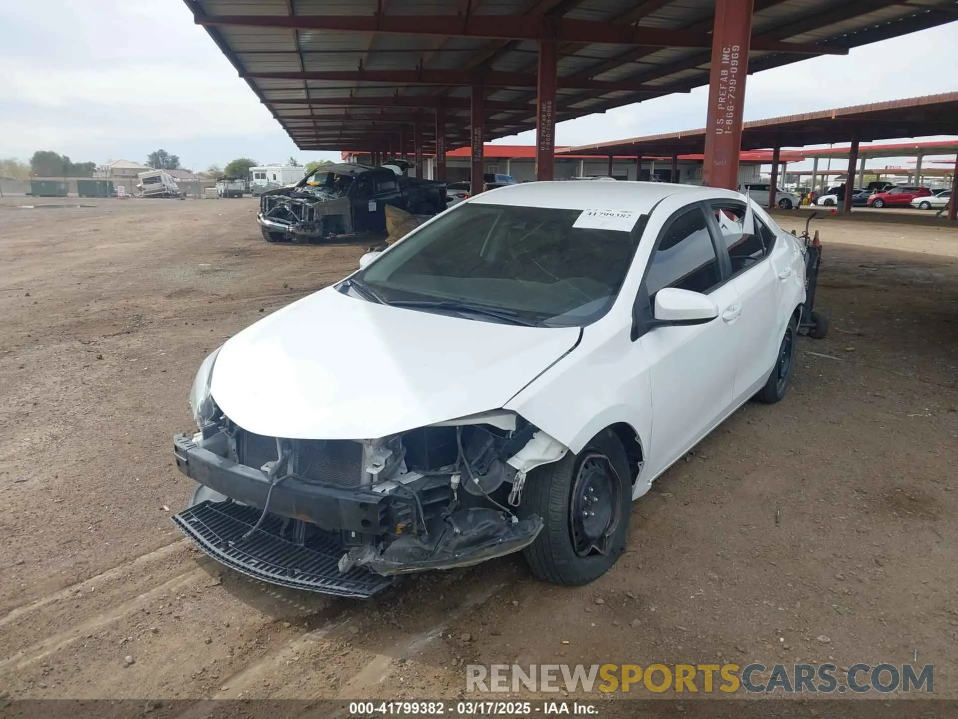 2 Photograph of a damaged car 2T1BURHE0KC231930 TOYOTA COROLLA 2019