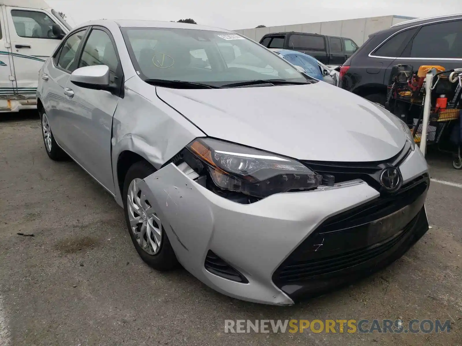 1 Photograph of a damaged car 2T1BURHE0KC236254 TOYOTA COROLLA 2019