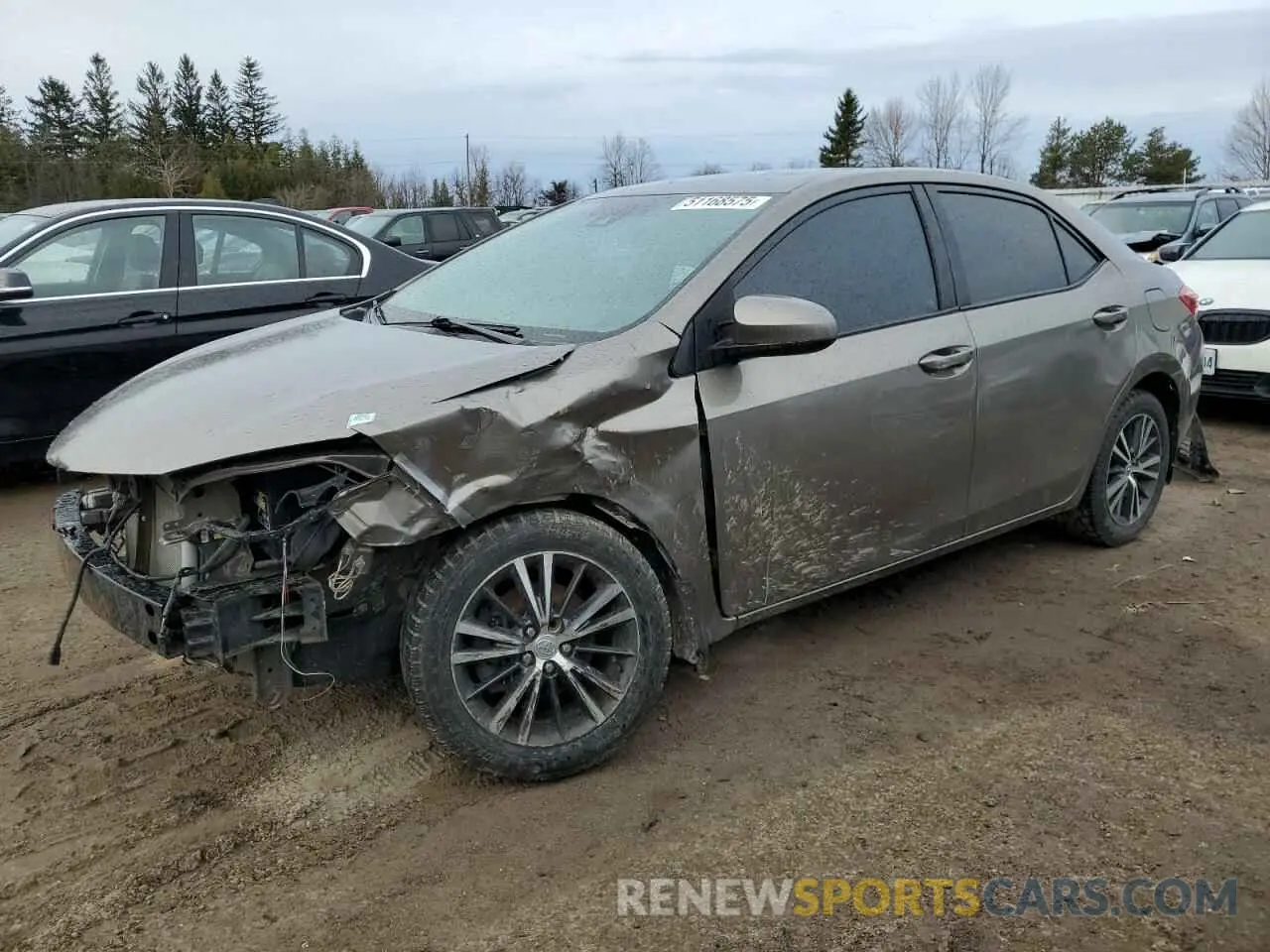 1 Photograph of a damaged car 2T1BURHE0KC237095 TOYOTA COROLLA 2019