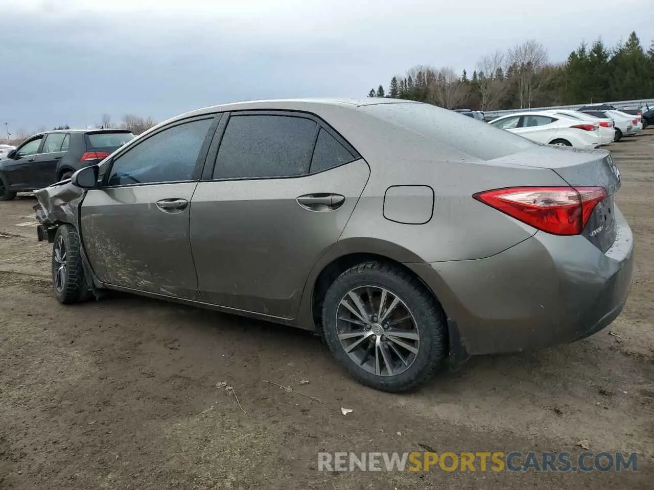 2 Photograph of a damaged car 2T1BURHE0KC237095 TOYOTA COROLLA 2019