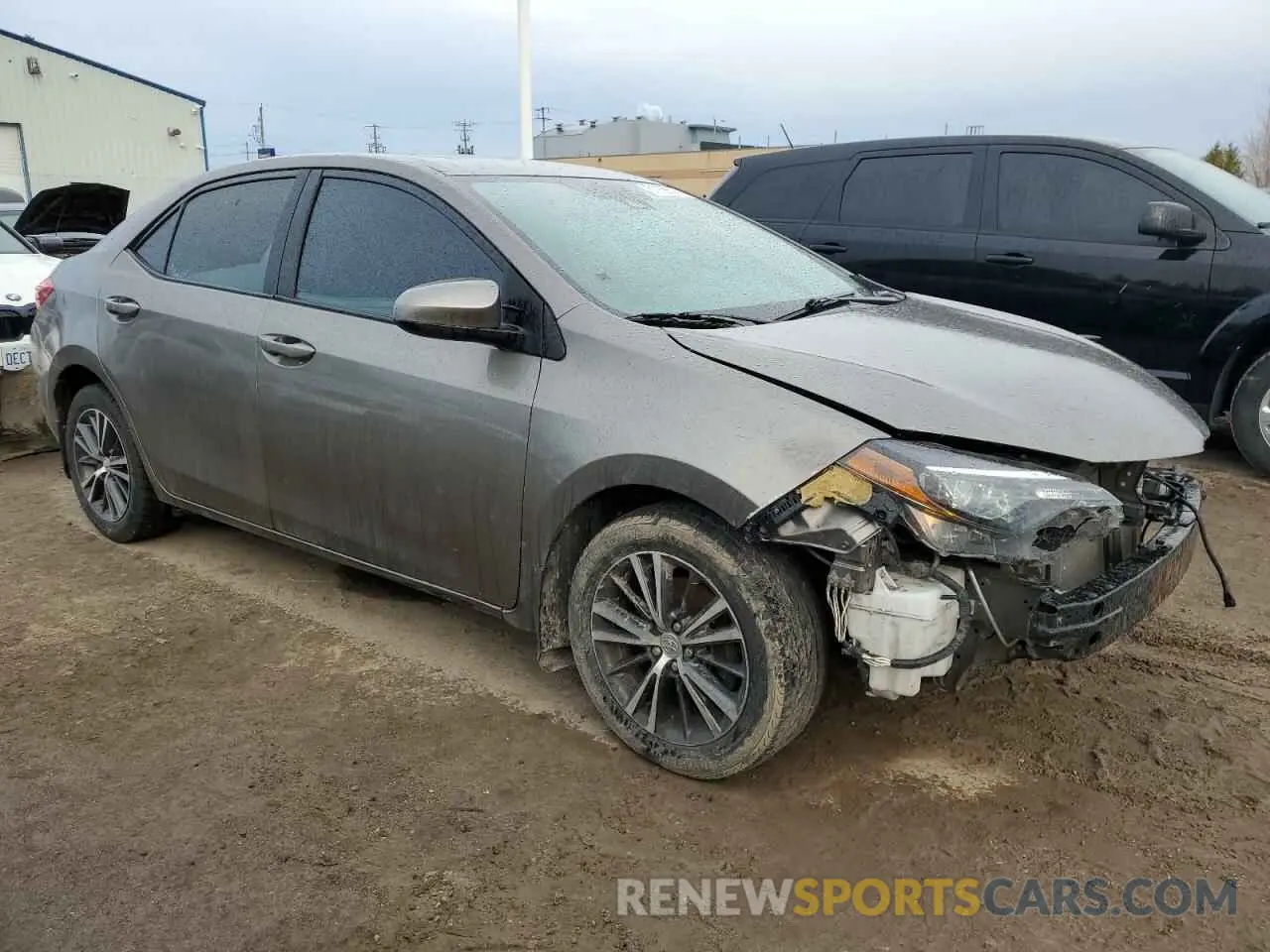 4 Photograph of a damaged car 2T1BURHE0KC237095 TOYOTA COROLLA 2019
