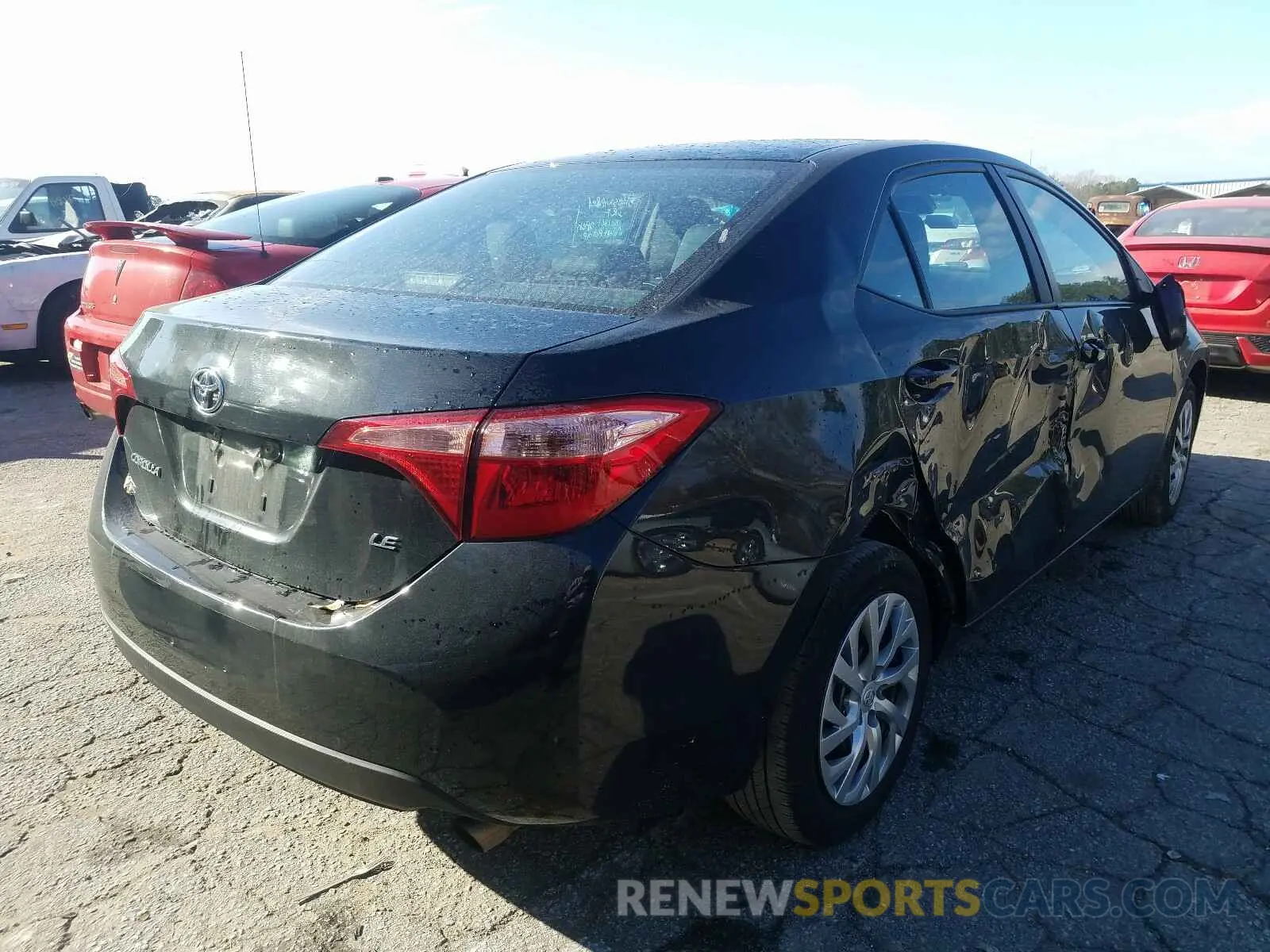 4 Photograph of a damaged car 2T1BURHE0KC237419 TOYOTA COROLLA 2019