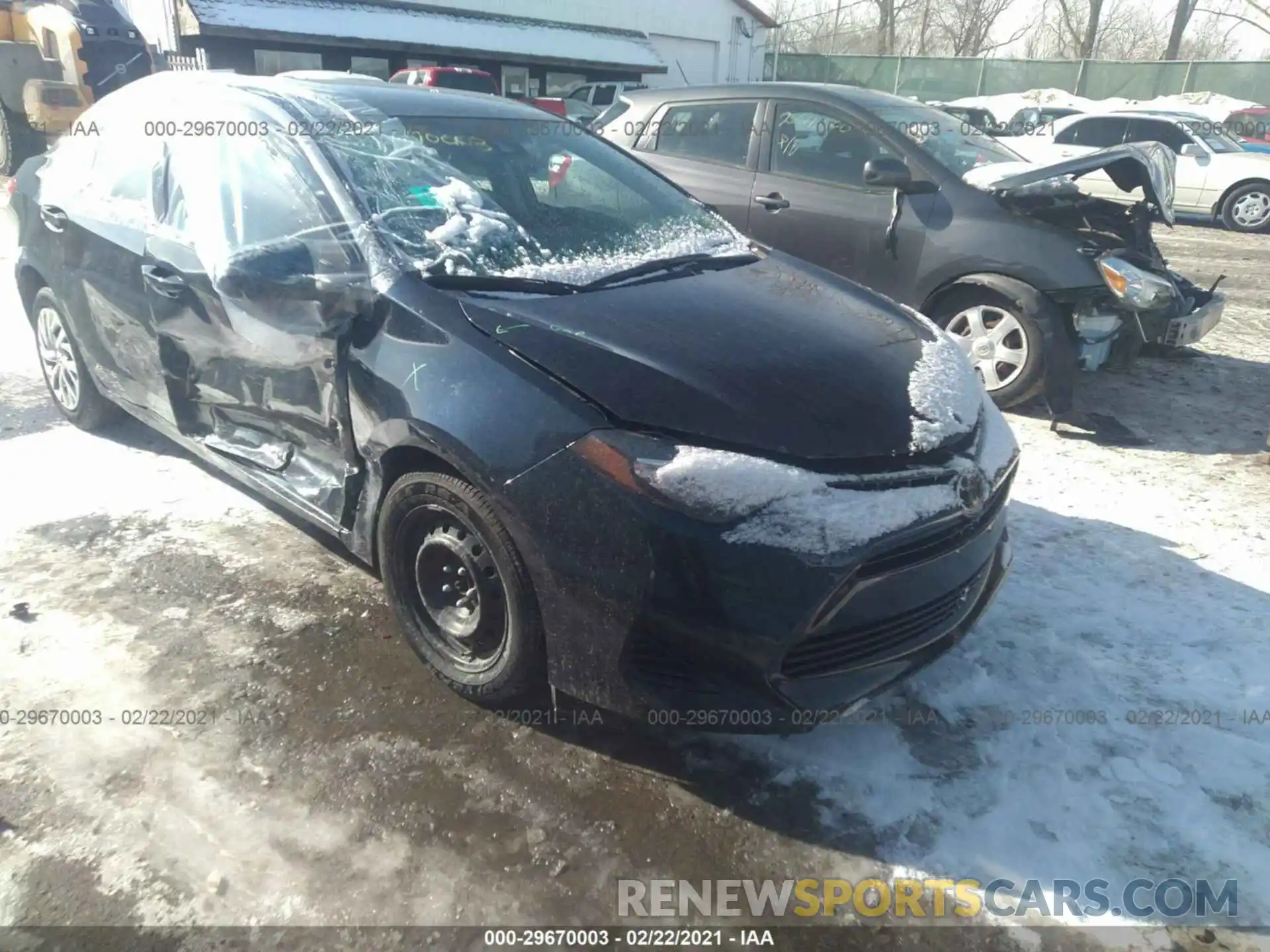 1 Photograph of a damaged car 2T1BURHE1KC126541 TOYOTA COROLLA 2019