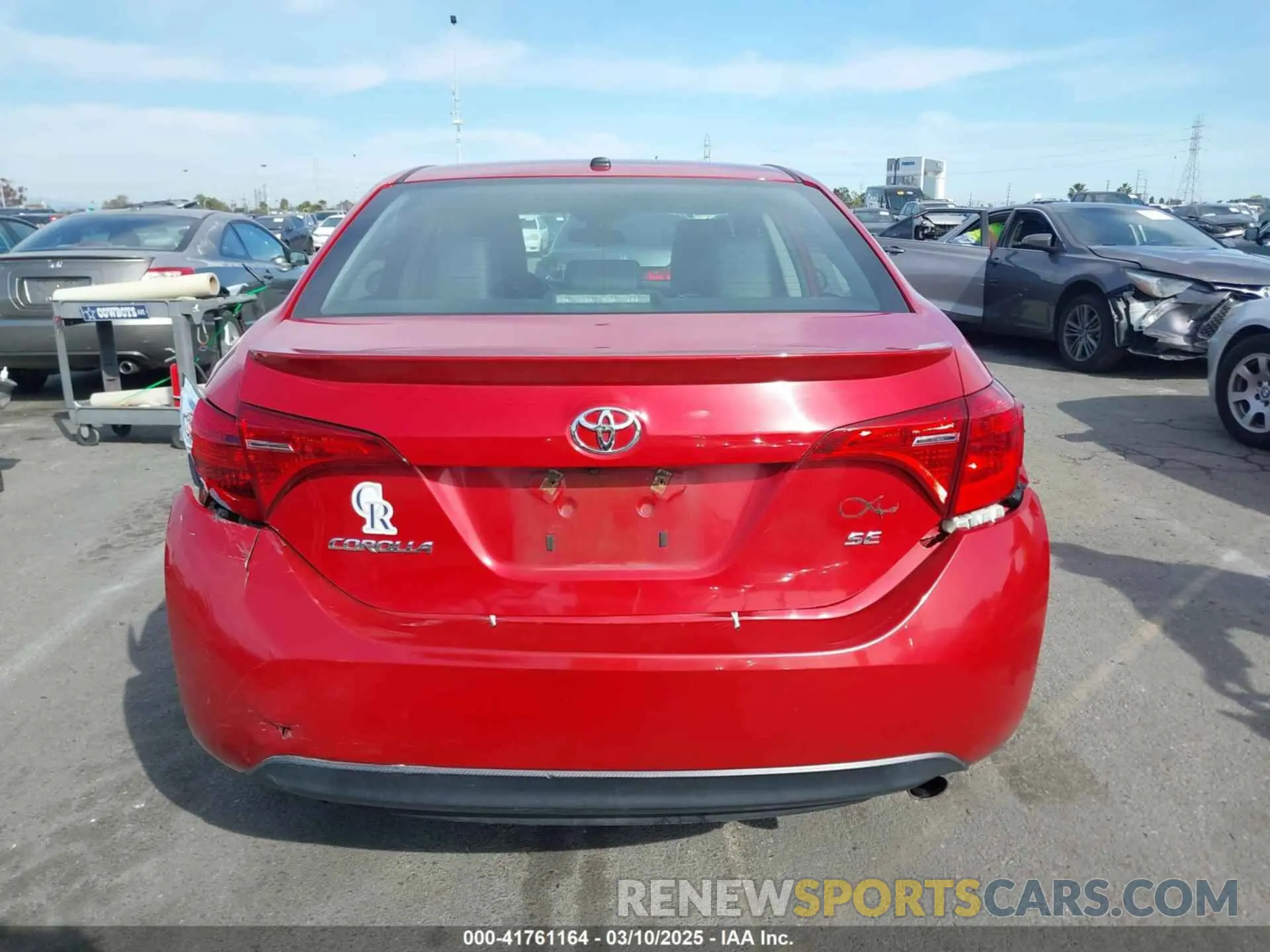 16 Photograph of a damaged car 2T1BURHE1KC127060 TOYOTA COROLLA 2019