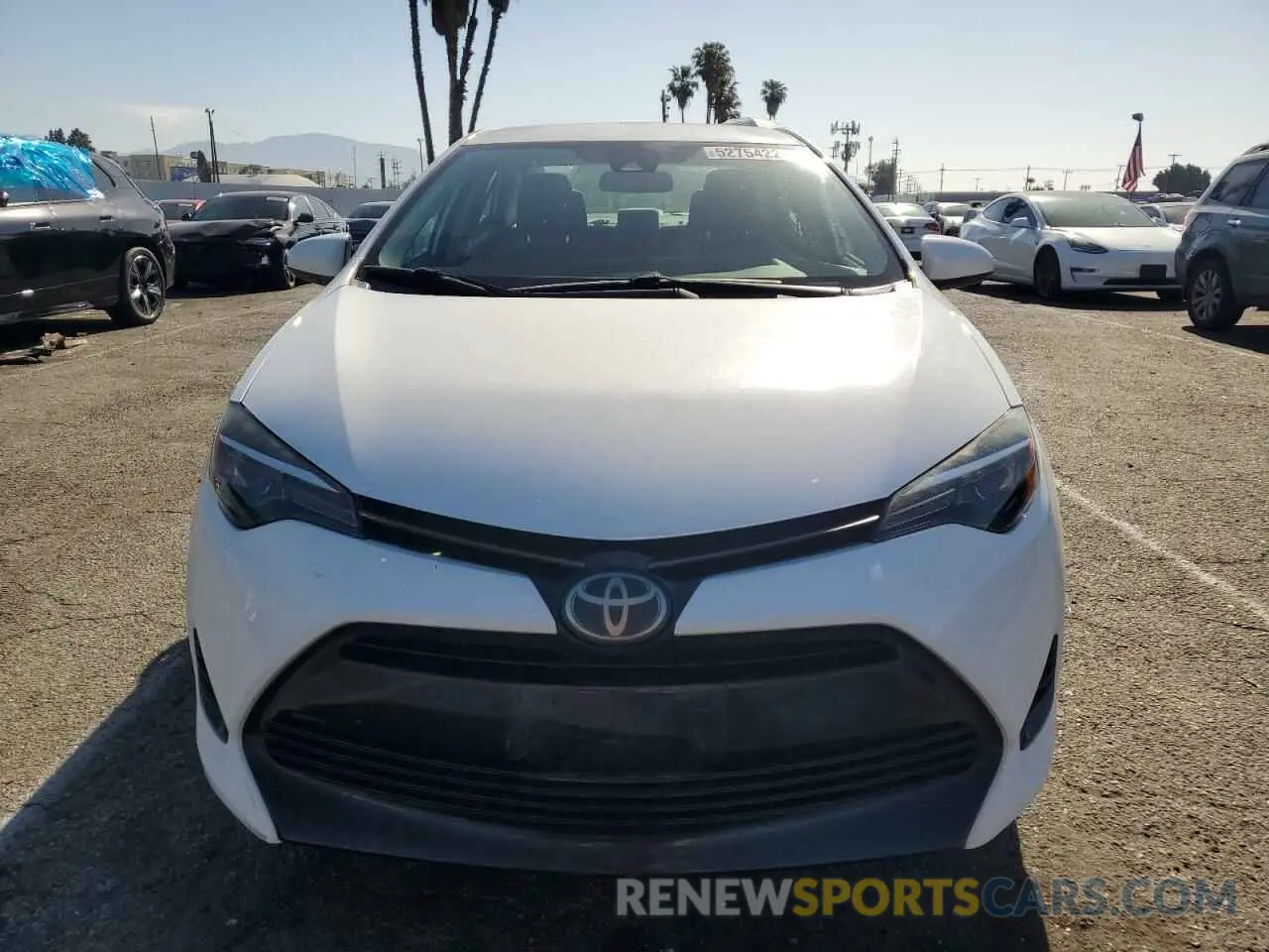 5 Photograph of a damaged car 2T1BURHE1KC127320 TOYOTA COROLLA 2019