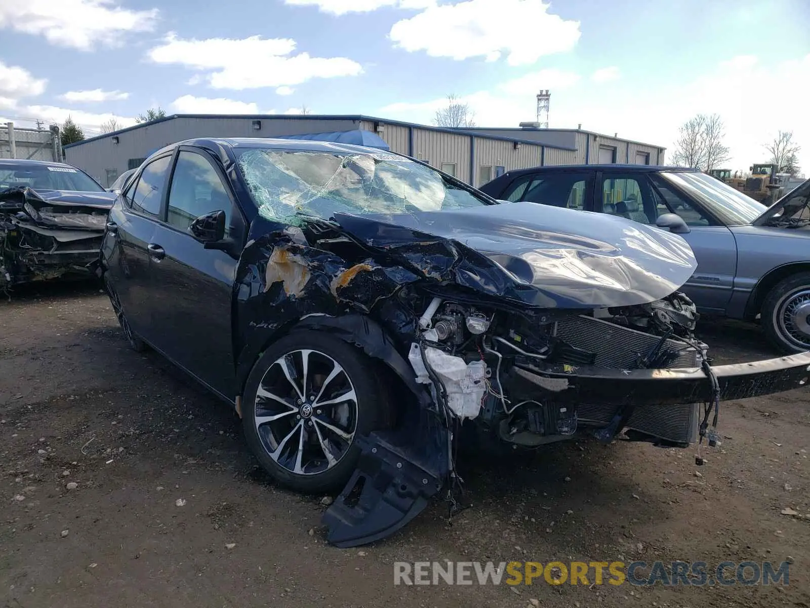 1 Photograph of a damaged car 2T1BURHE1KC127589 TOYOTA COROLLA 2019
