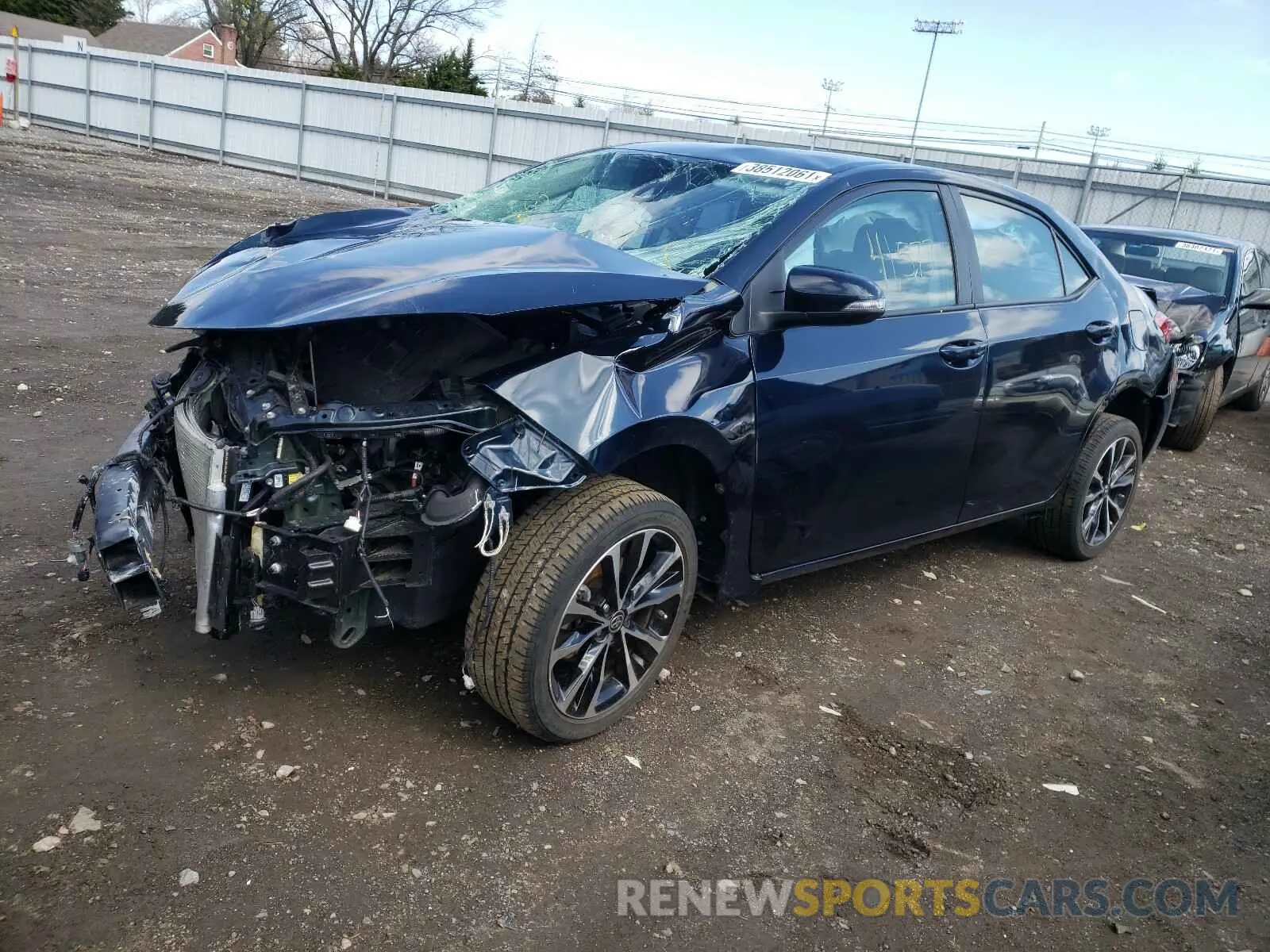 2 Photograph of a damaged car 2T1BURHE1KC127589 TOYOTA COROLLA 2019