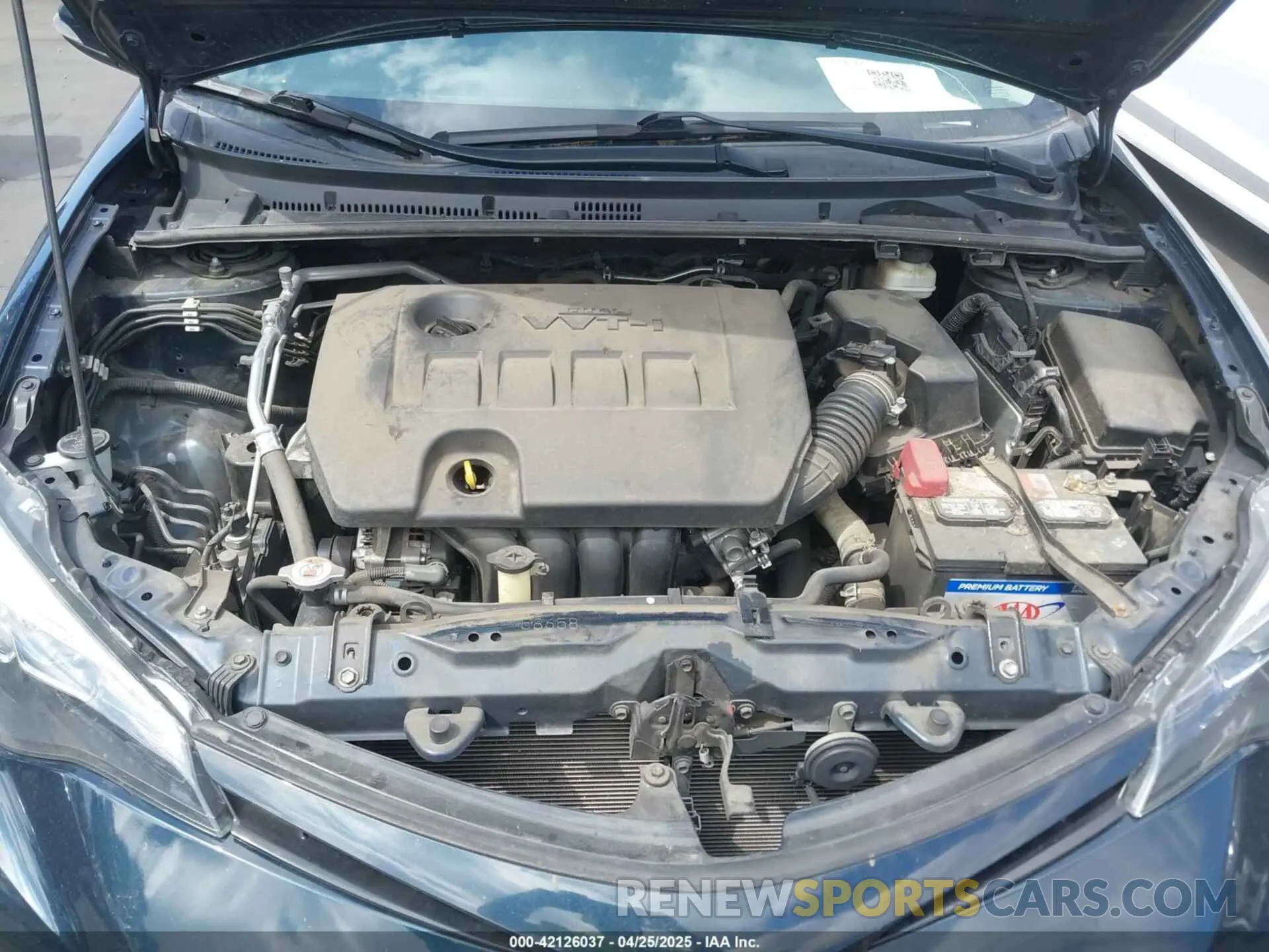 10 Photograph of a damaged car 2T1BURHE1KC130475 TOYOTA COROLLA 2019