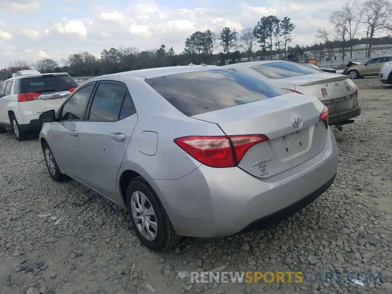 3 Photograph of a damaged car 2T1BURHE1KC133599 TOYOTA COROLLA 2019