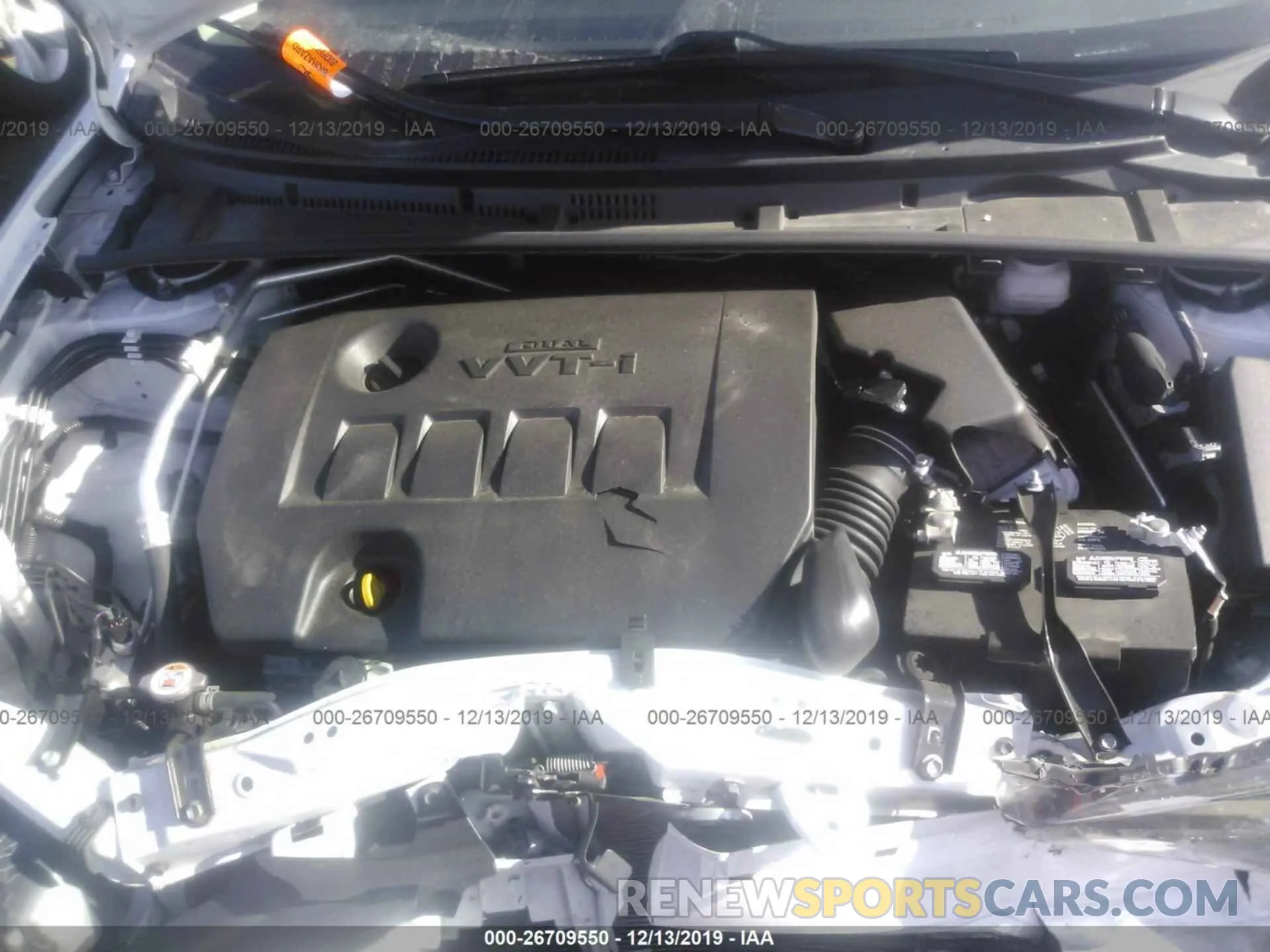 10 Photograph of a damaged car 2T1BURHE1KC137717 TOYOTA COROLLA 2019