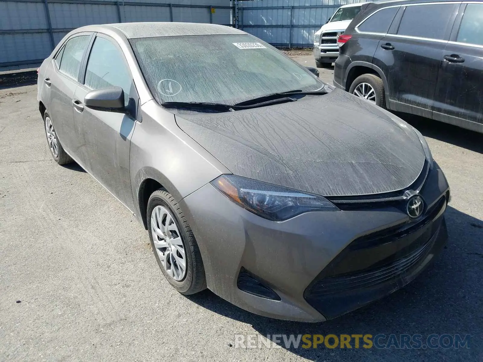 1 Photograph of a damaged car 2T1BURHE1KC138737 TOYOTA COROLLA 2019
