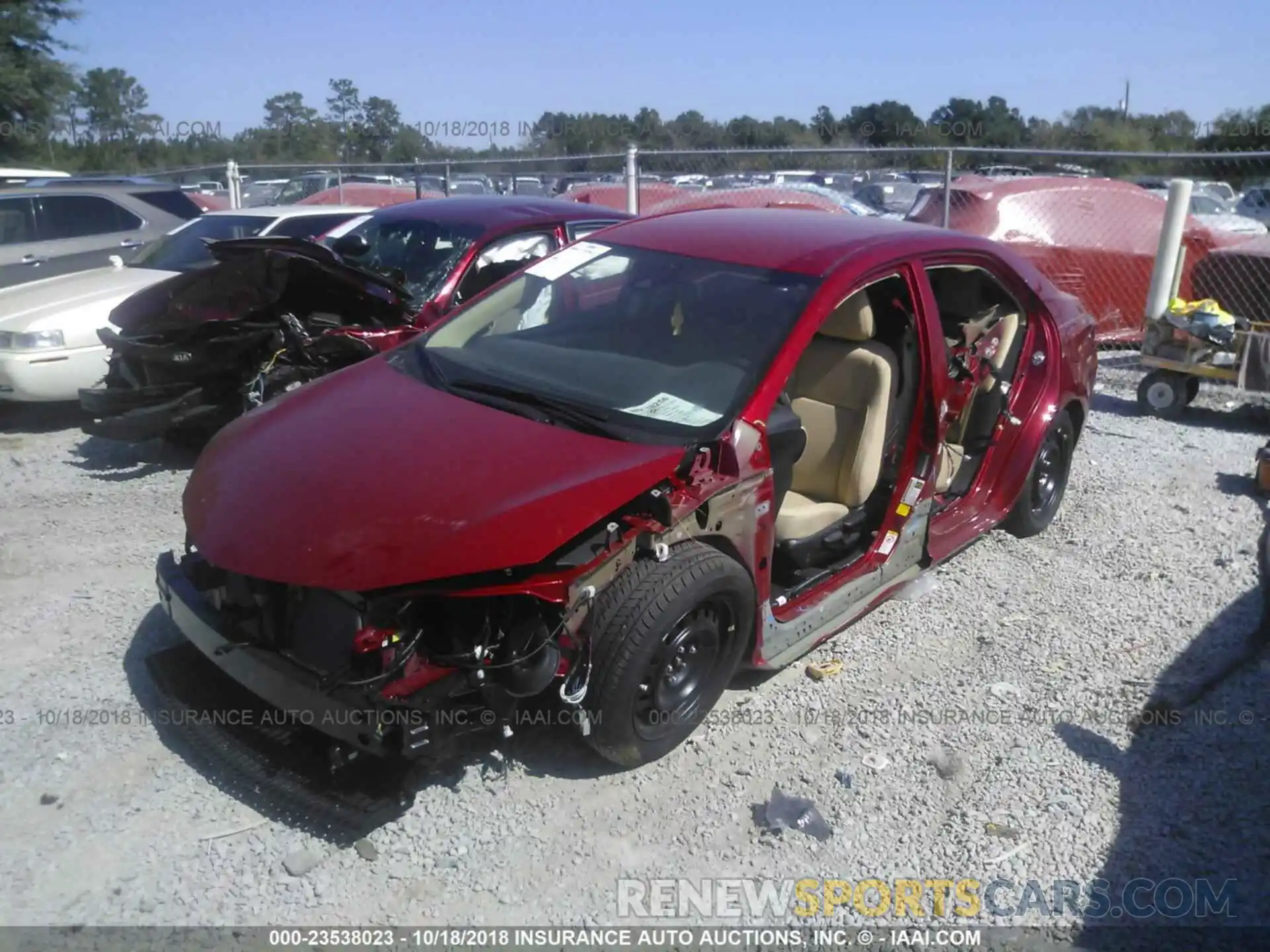 6 Photograph of a damaged car 2T1BURHE1KC143873 TOYOTA COROLLA 2019