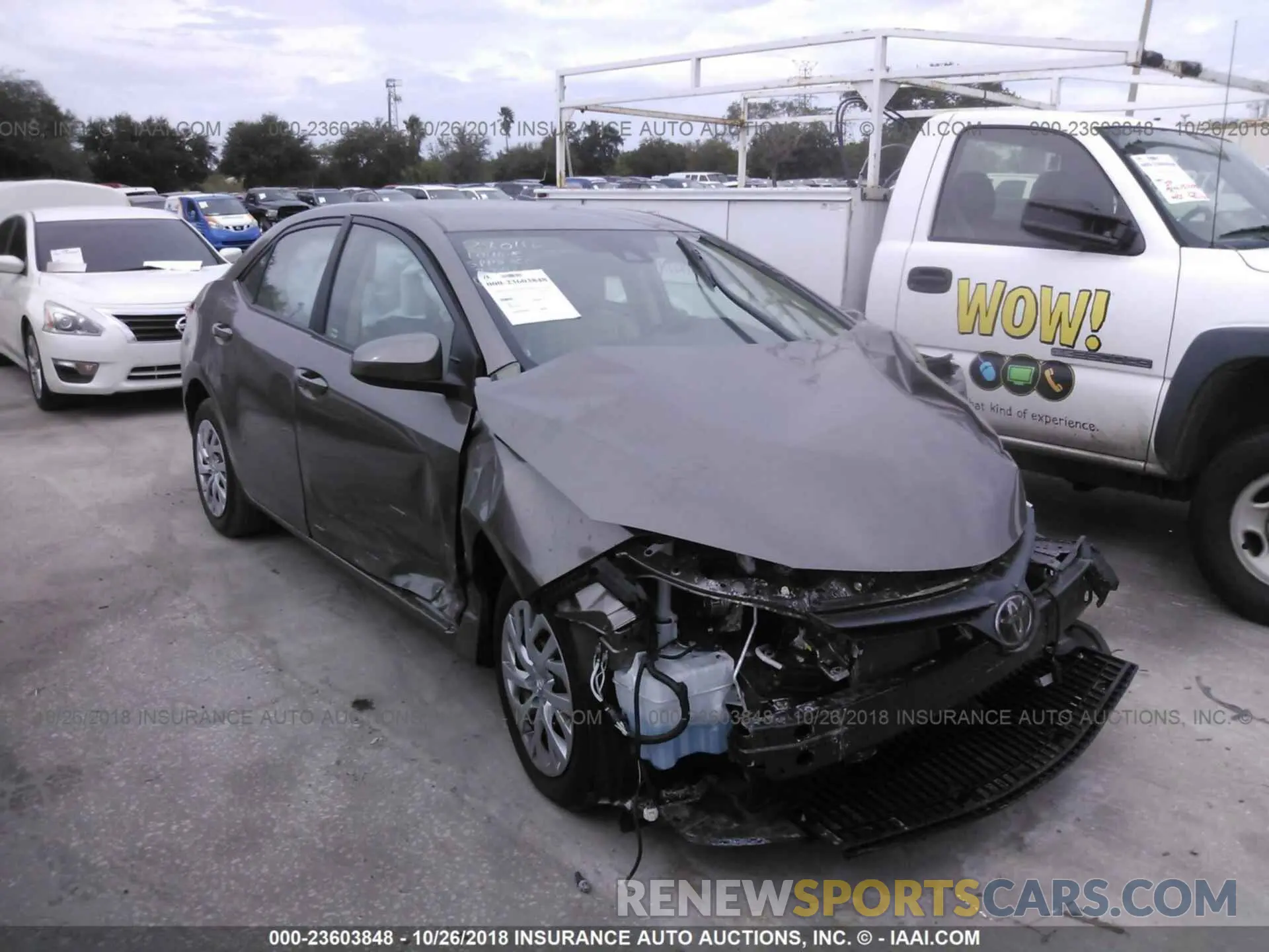 1 Photograph of a damaged car 2T1BURHE1KC144635 TOYOTA COROLLA 2019
