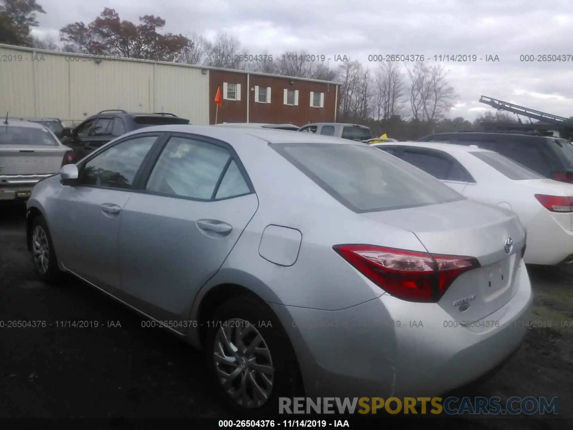 3 Photograph of a damaged car 2T1BURHE1KC151567 TOYOTA COROLLA 2019