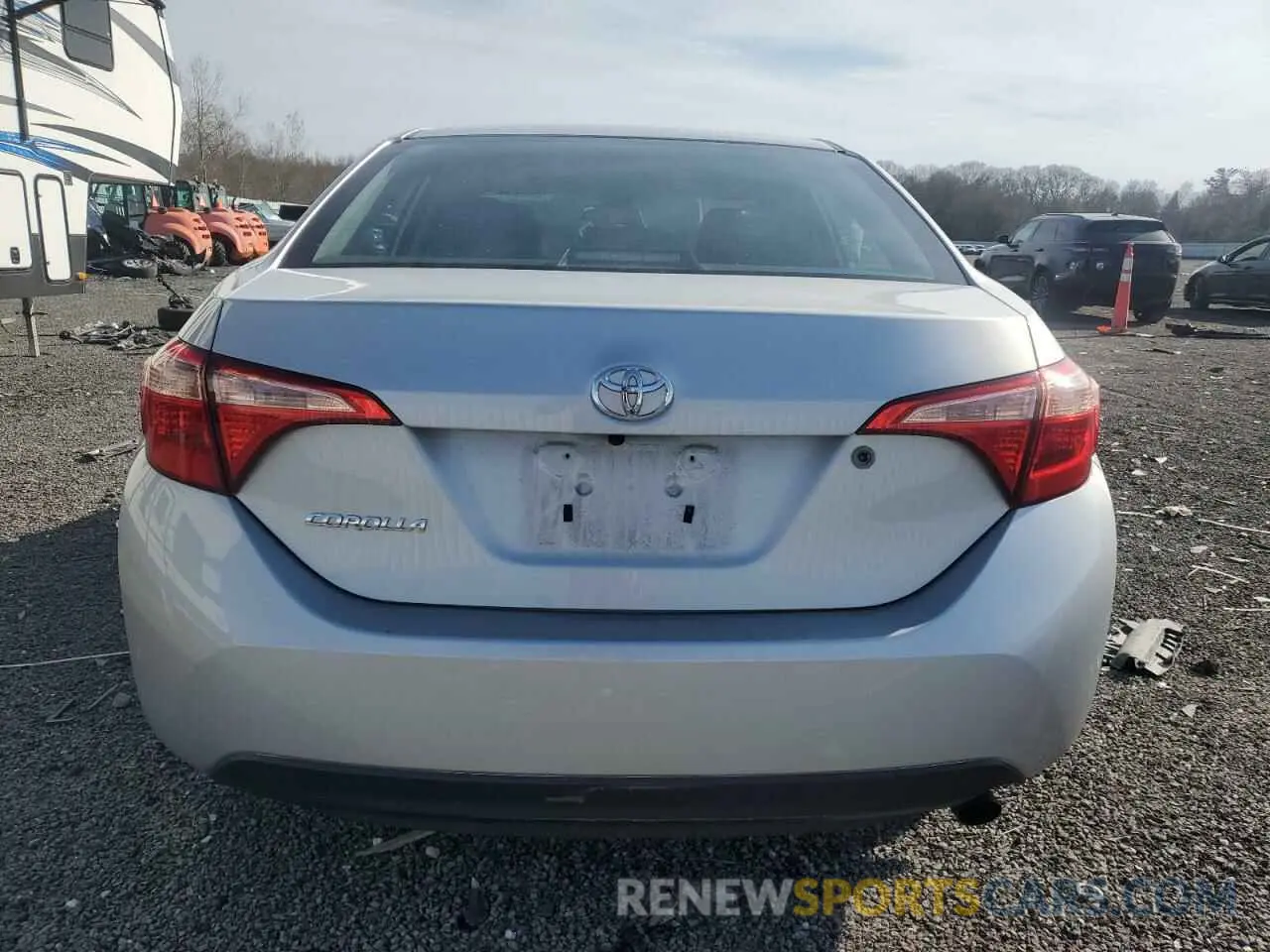 6 Photograph of a damaged car 2T1BURHE1KC154095 TOYOTA COROLLA 2019